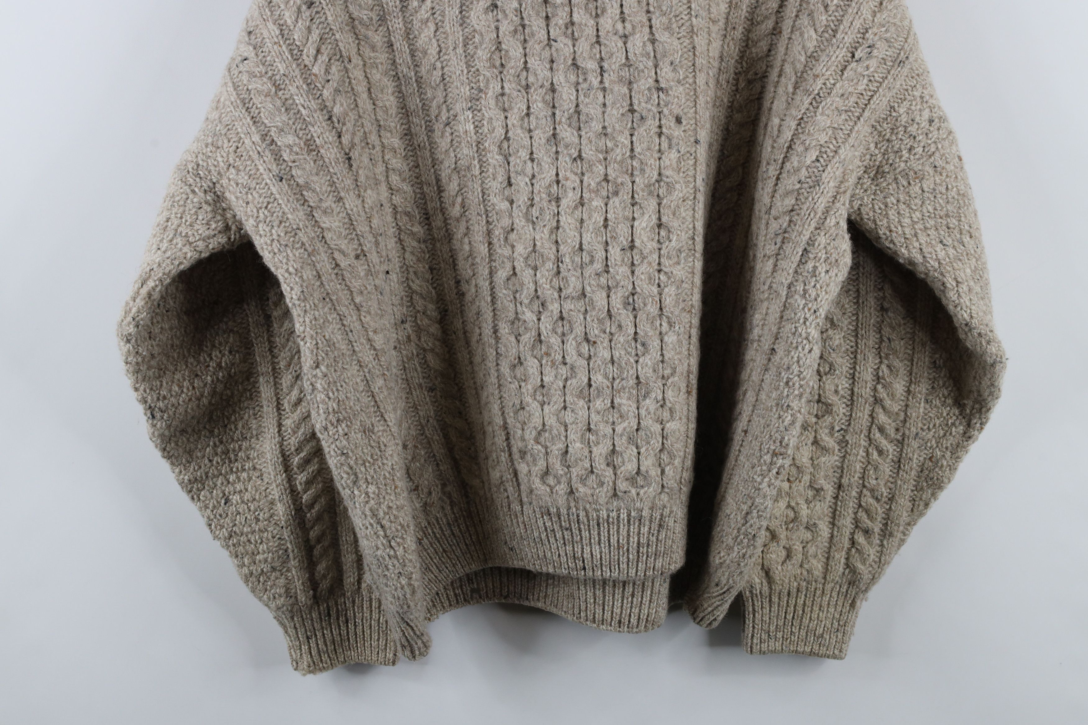 Vintage Vintage 90s Streetwear Chunky Fisherman Cable Knit Sweater Size XL / US 12-14 / IT 48-50 - 9 Thumbnail