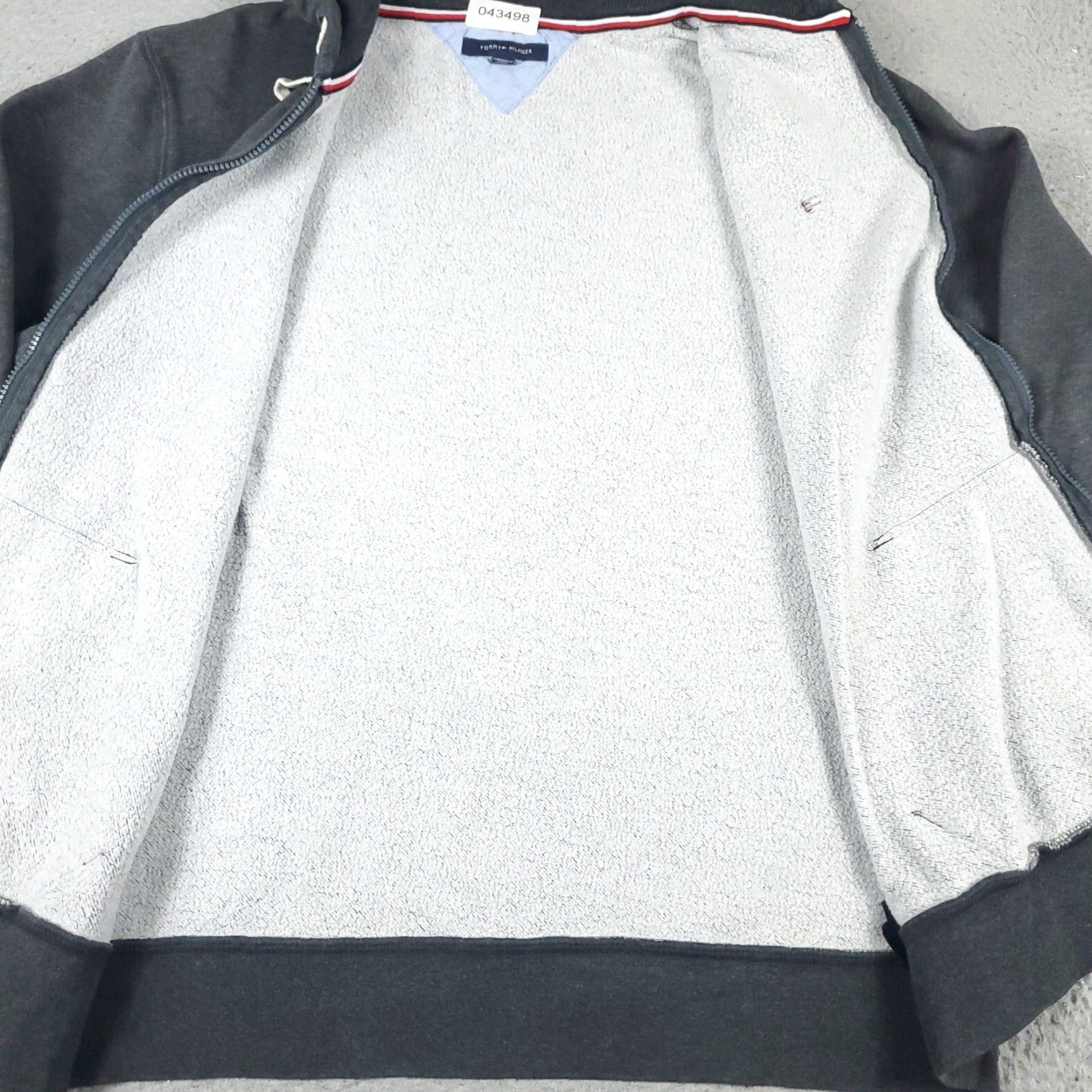Tommy Hilfiger Tommy Hilfiger Hoodie Mens XL Gray Full Zip Sweatshirt Classic Preppy Size US XL / EU 56 / 4 - 5 Thumbnail