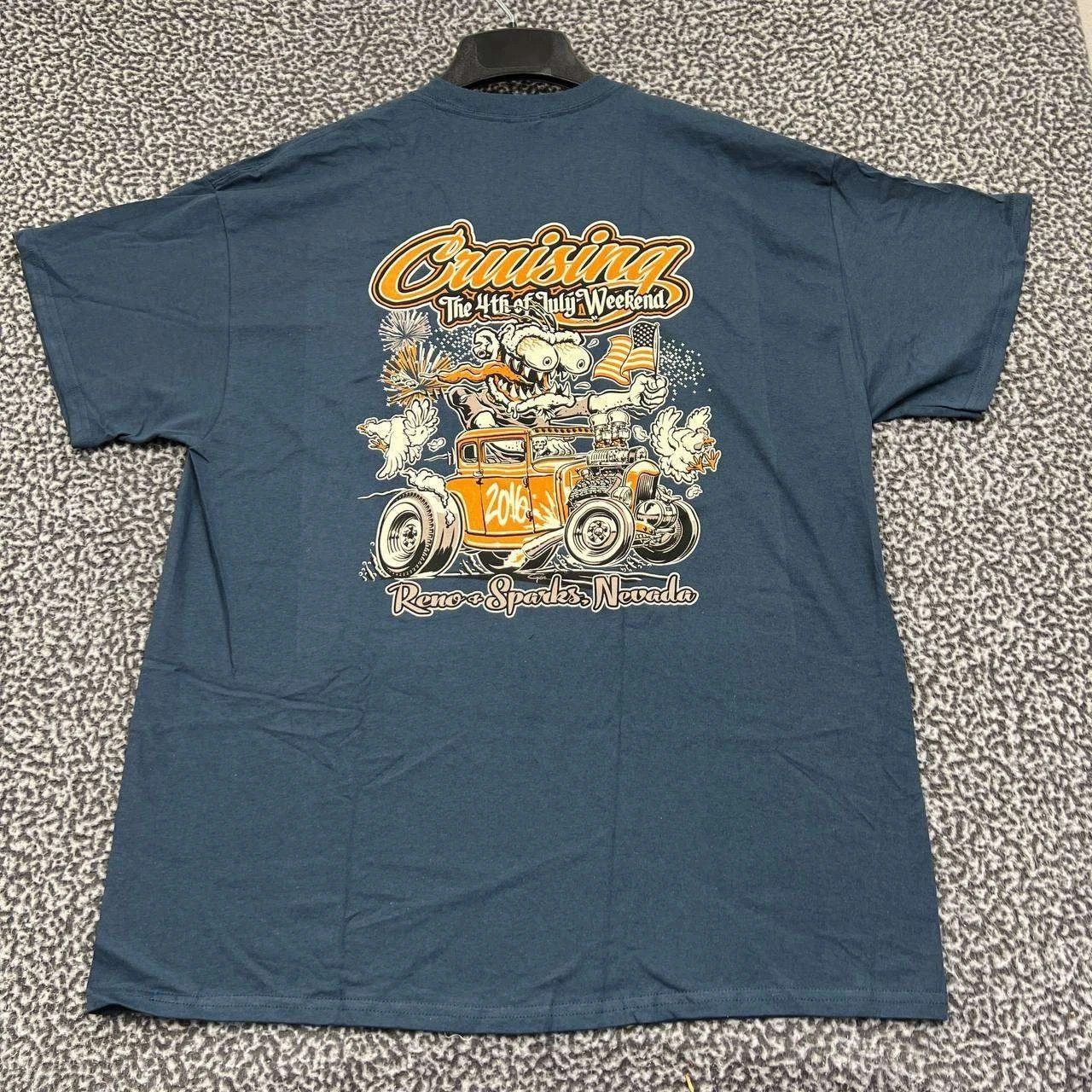 Gildan Vintage Cruising the 4th of July Weekend Shirt Men XL New Size US XL / EU 56 / 4 - 1 Thumbnail