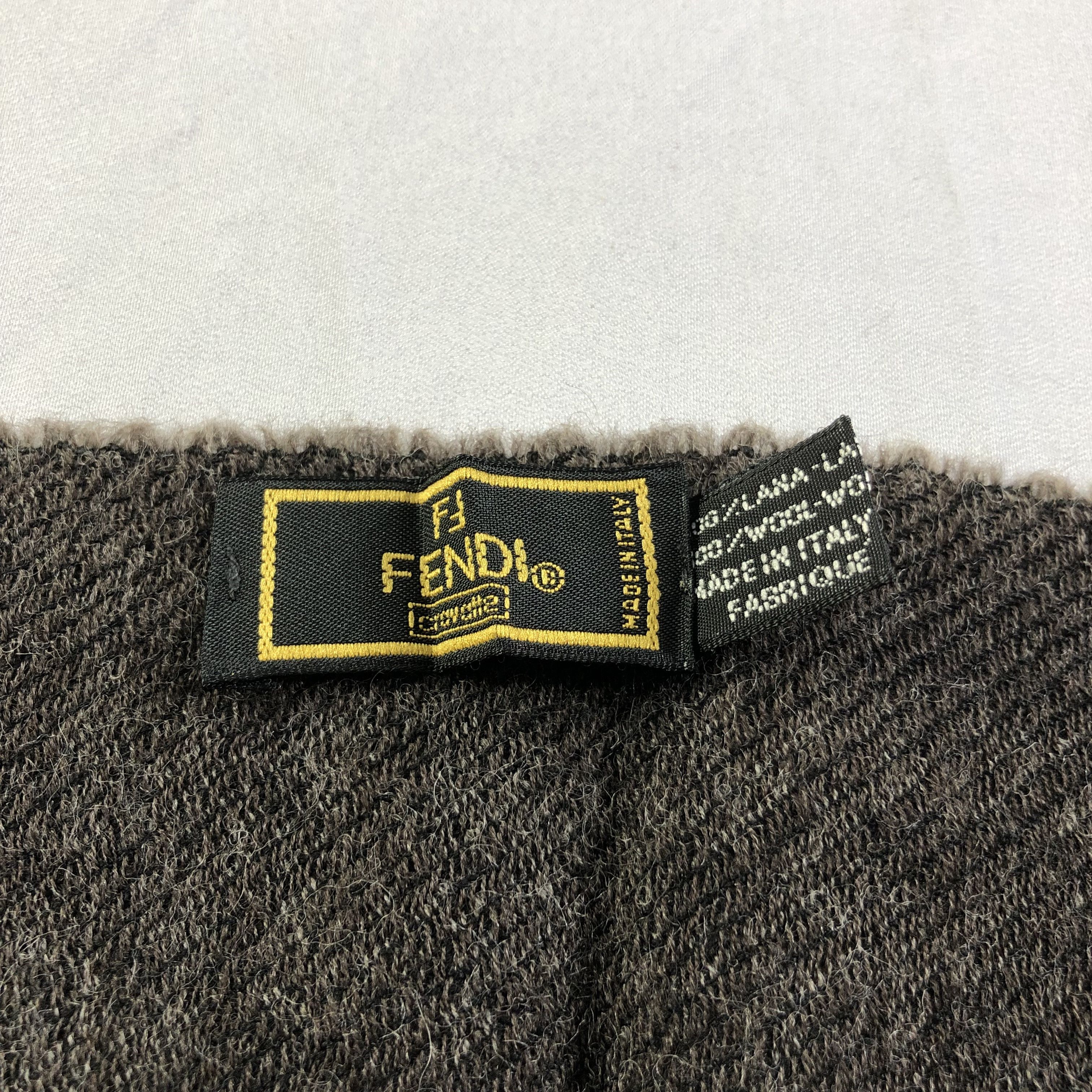Fendi Fendi Wool Scarf Muffler Neckwear V2307 Size ONE SIZE - 6 Thumbnail
