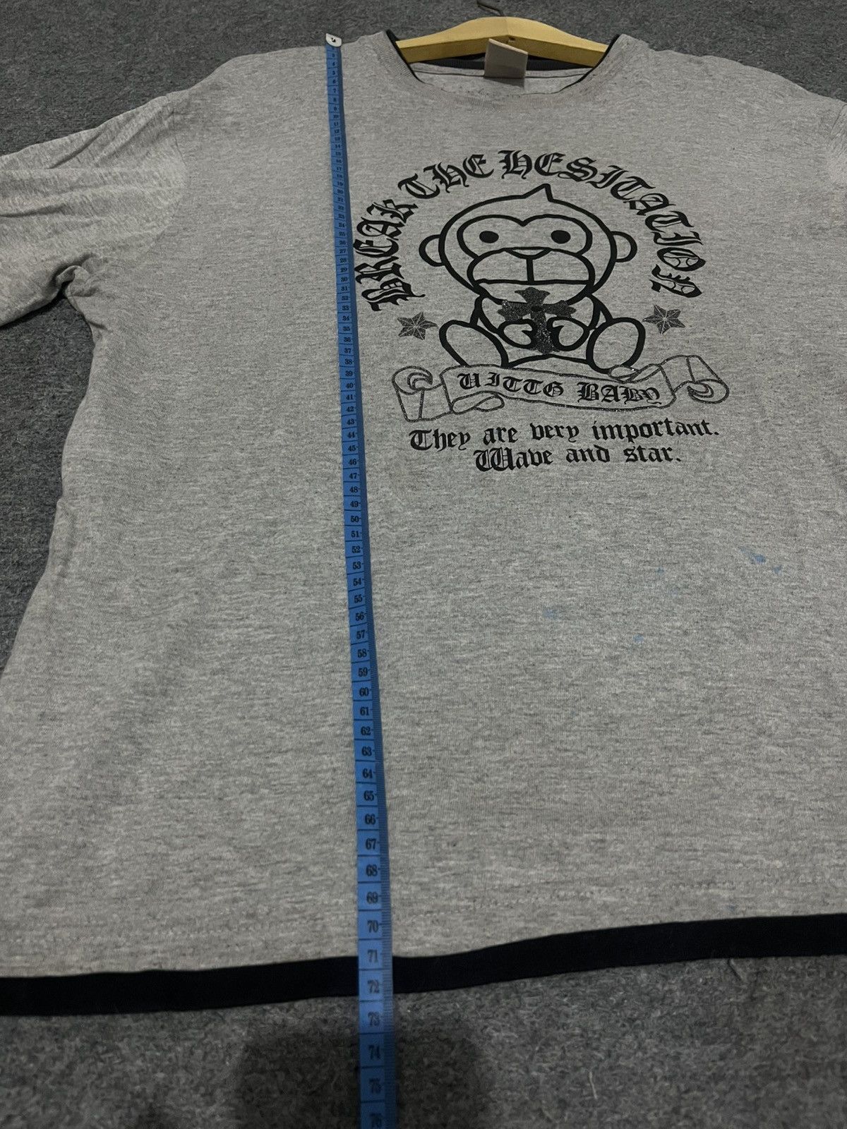 If Six Was Nine Vintage 90s UITTG BABY Monkey Y2K BAPE Style Size US L / EU 52-54 / 3 - 11 Thumbnail