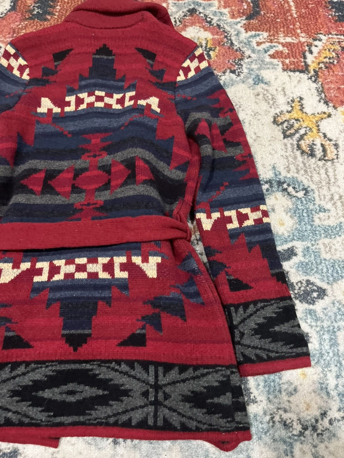 Polo Ralph Lauren Ralph Lauren Sweater Southwestern RRL Navajo Intarsia Size M / US 6-8 / IT 42-44 - 14 Thumbnail