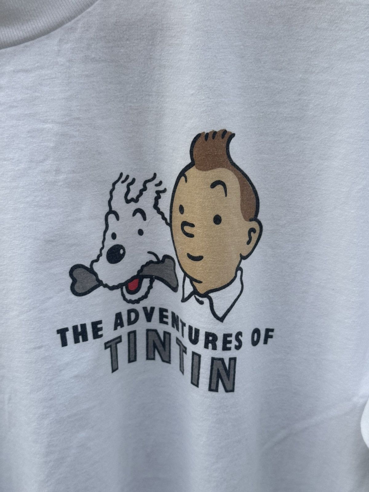 Vintage Vintage Bootleg Tintin Shirt Size US L / EU 52-54 / 3 - 3 Thumbnail