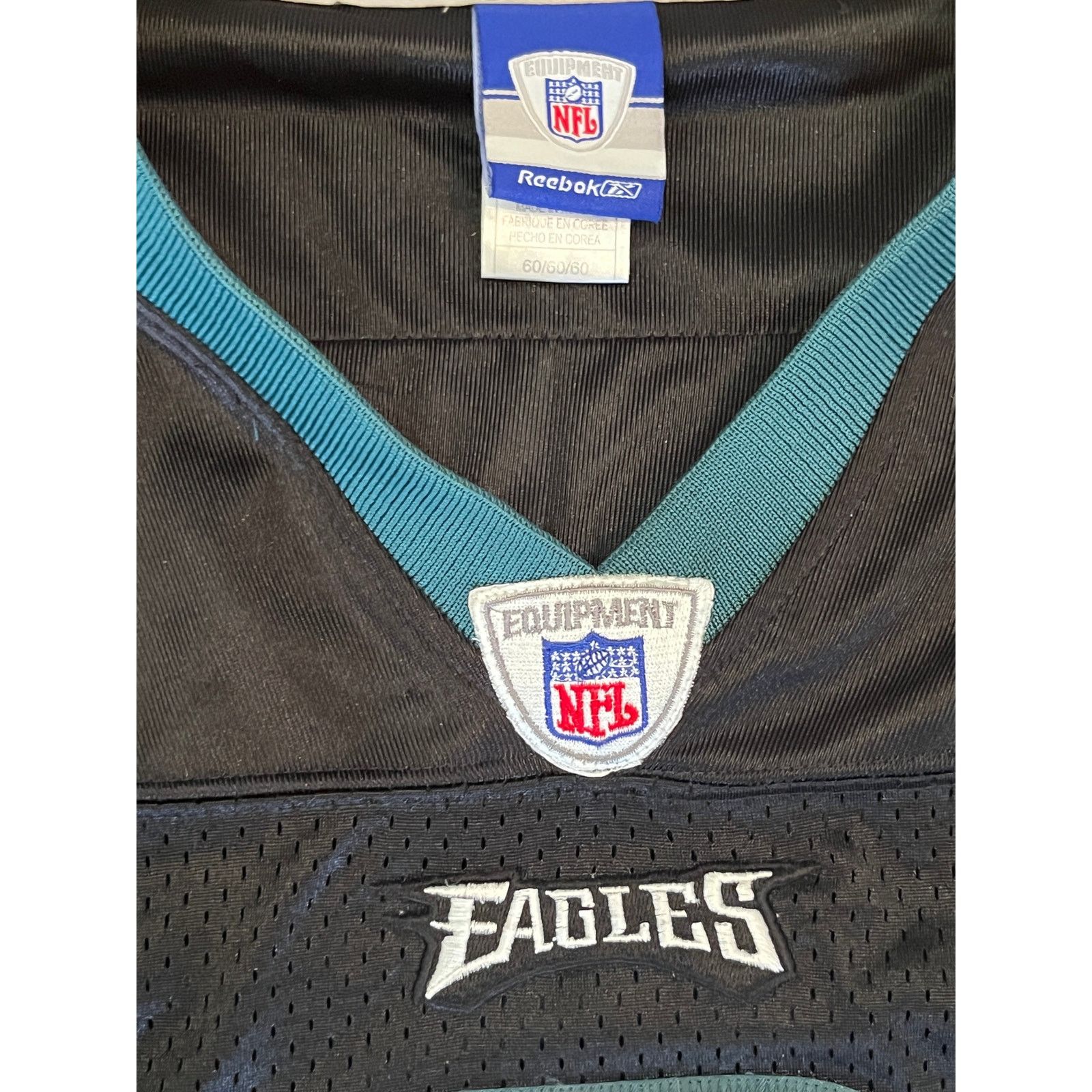 Vintage Vtg Reebok NFL Eagles Authentic Stitched Jersey 4XL #2 Size US XXL / EU 58 / 5 - 4 Thumbnail