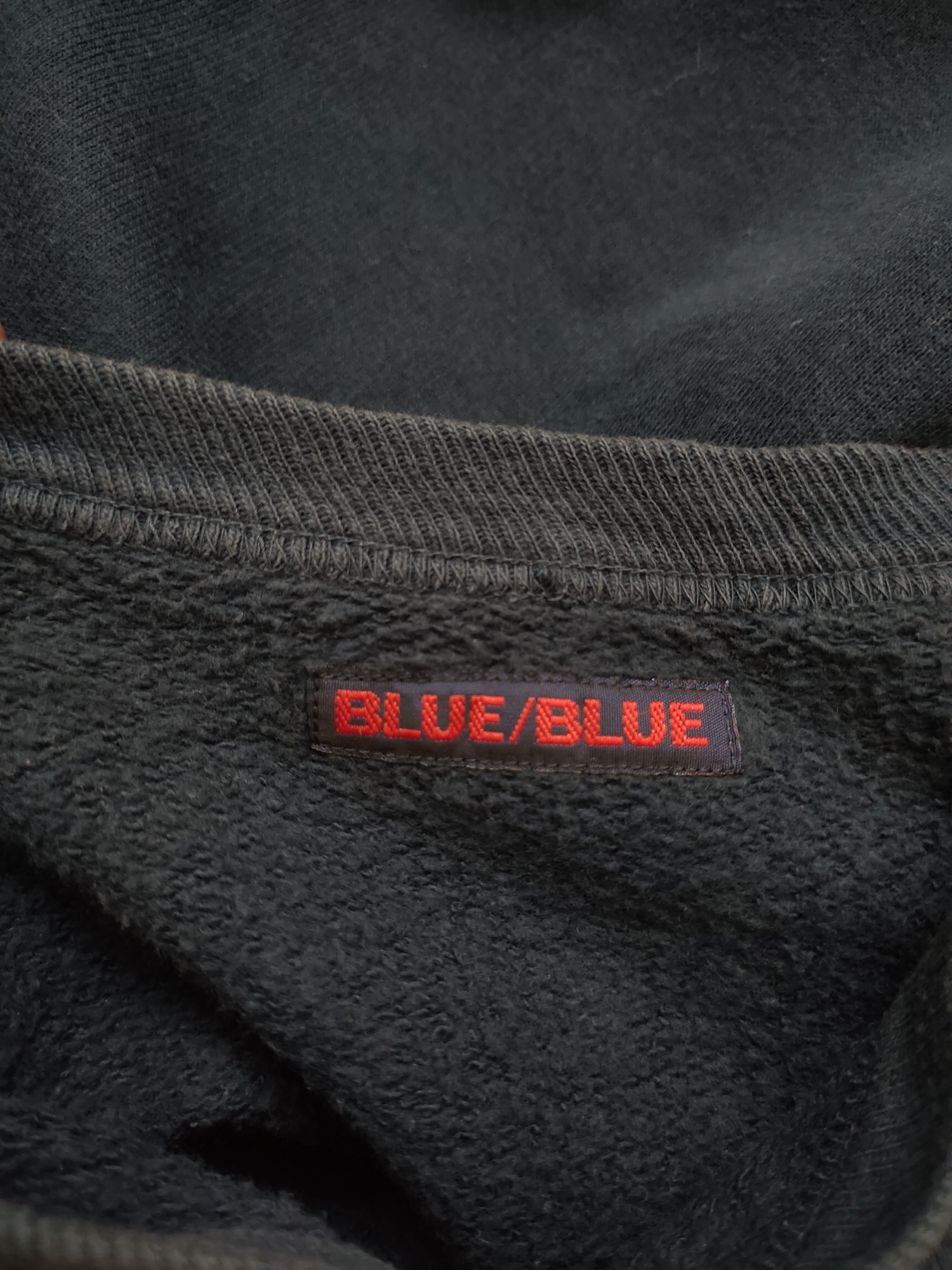 Blue Blue Japan Vintage 90s Blue Blue Japan Spell Out Anchor Logo Sweatshirt Size US L / EU 52-54 / 3 - 14 Thumbnail