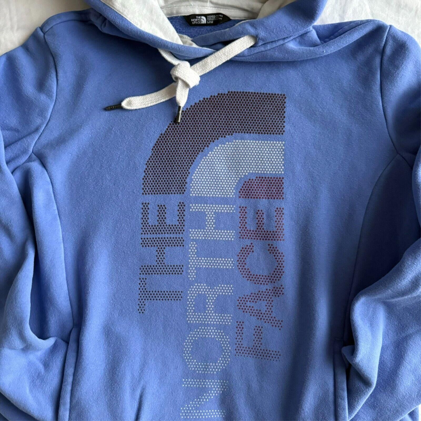 The North Face The North Face Hoodie Blue Pullover Sweatshirt Adult Sz M Size US 32 / EU 48 - 3 Thumbnail
