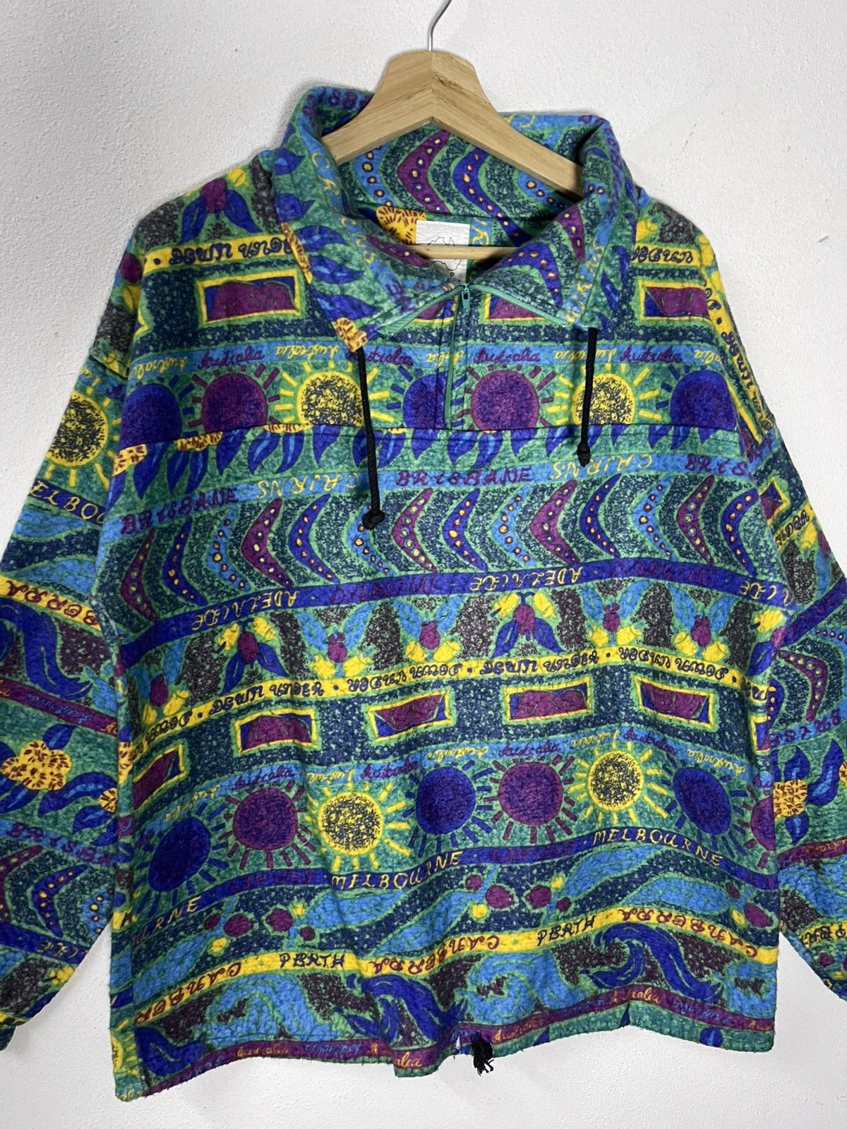 Vintage Vintage Samsousan Design Australia fleece halfzip sweatshirt Size US L / EU 52-54 / 3 - 1 Thumbnail