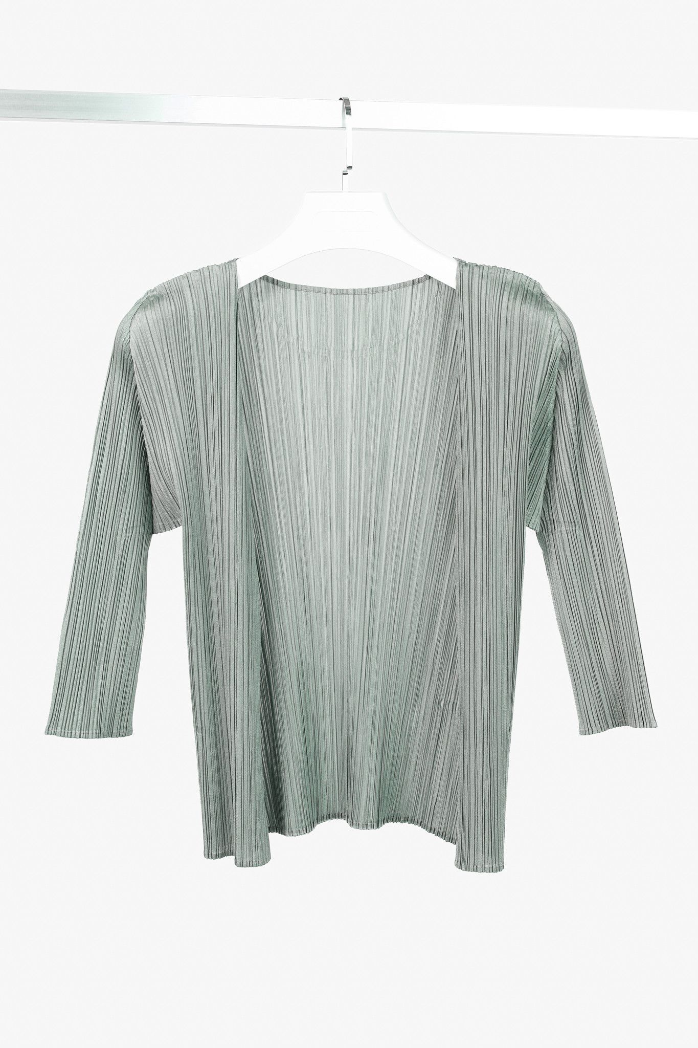 Pleats Please Issey Miyake Pleats Please Issey Miyake Open-Front Cardigan Size S / US 4 / IT 40 - 1 Thumbnail