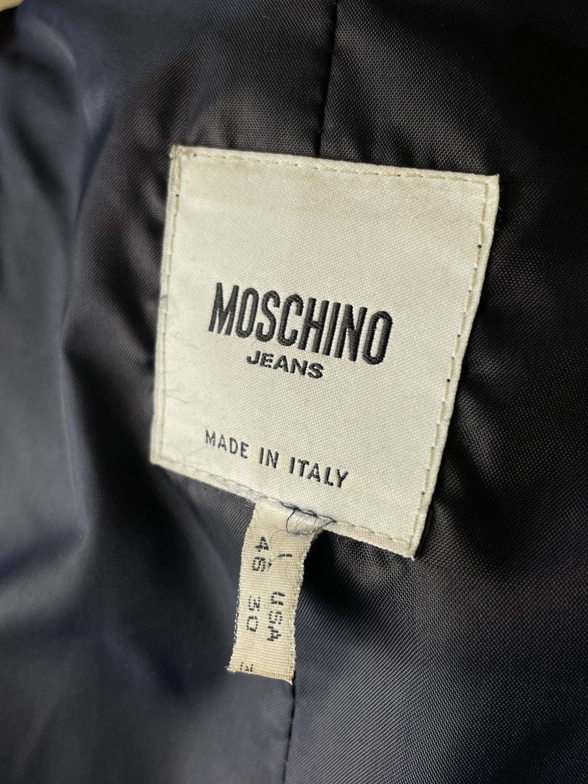 Moschino Vintage Moschino Jeans Wool Coat Size US S / EU 44-46 / 1 - 15 Thumbnail