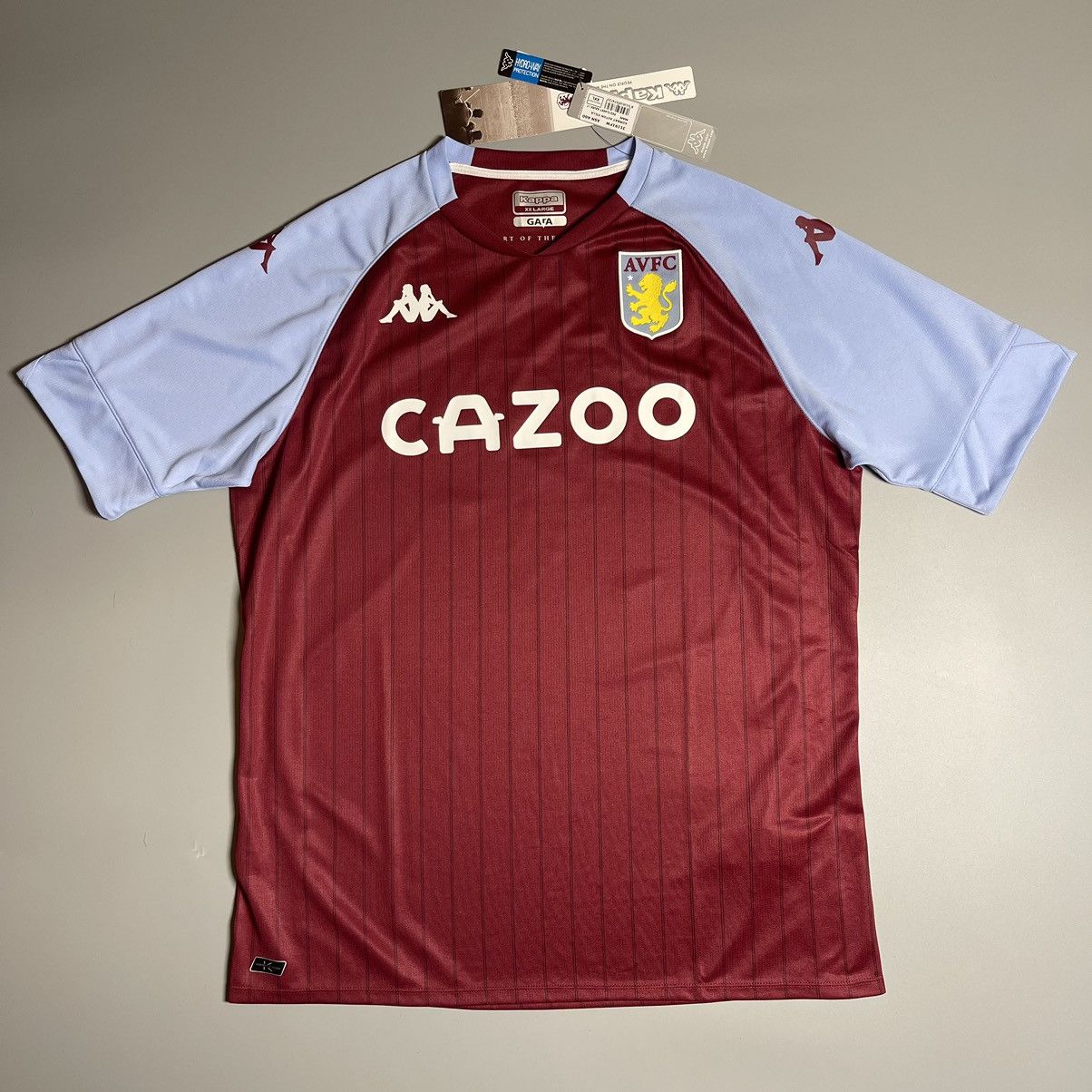 Kappa × Vintage ASTON VILLA KAPPA 2020/2021 SOCCER HOME JERSEY #10 GREALISH Size US XXL / EU 58 / 5 - 2 Thumbnail