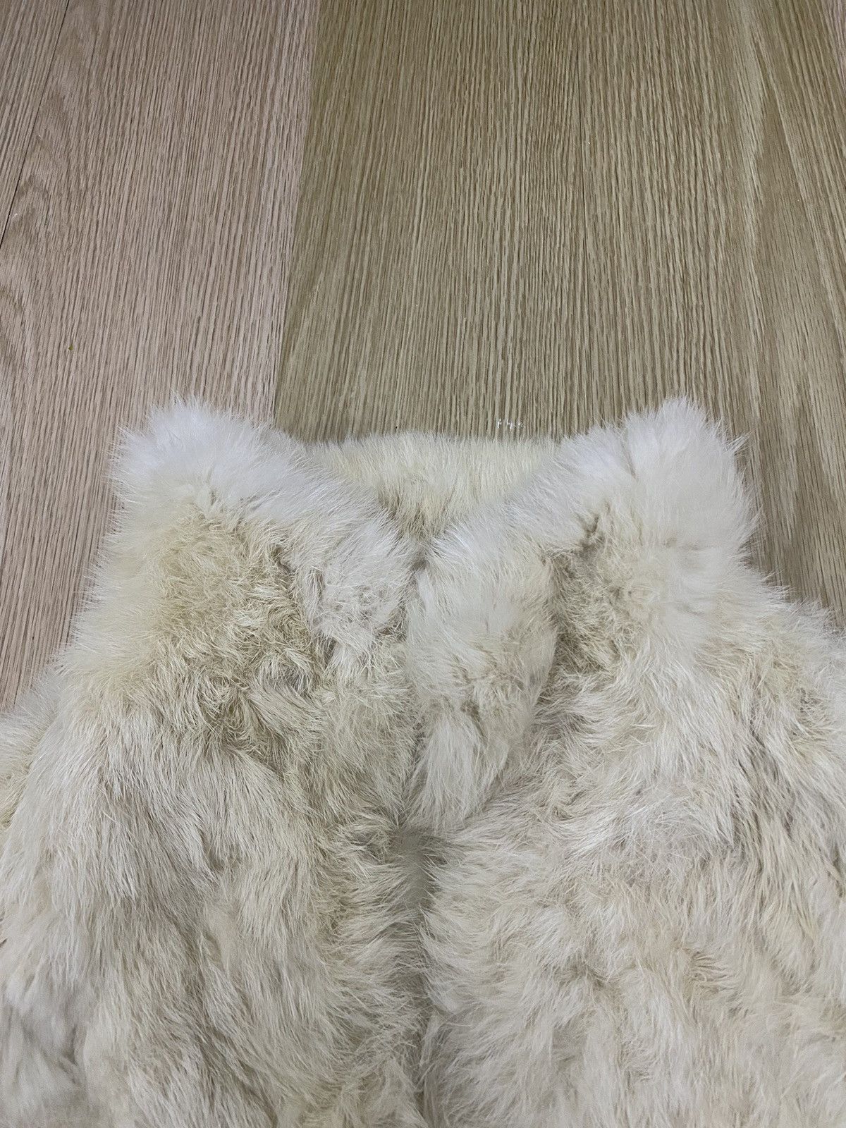 Japanese Brand × SHIPS Ships rabbit fur faux fur buttonless croptop jacket Size S / US 4 / IT 40 - 6 Thumbnail