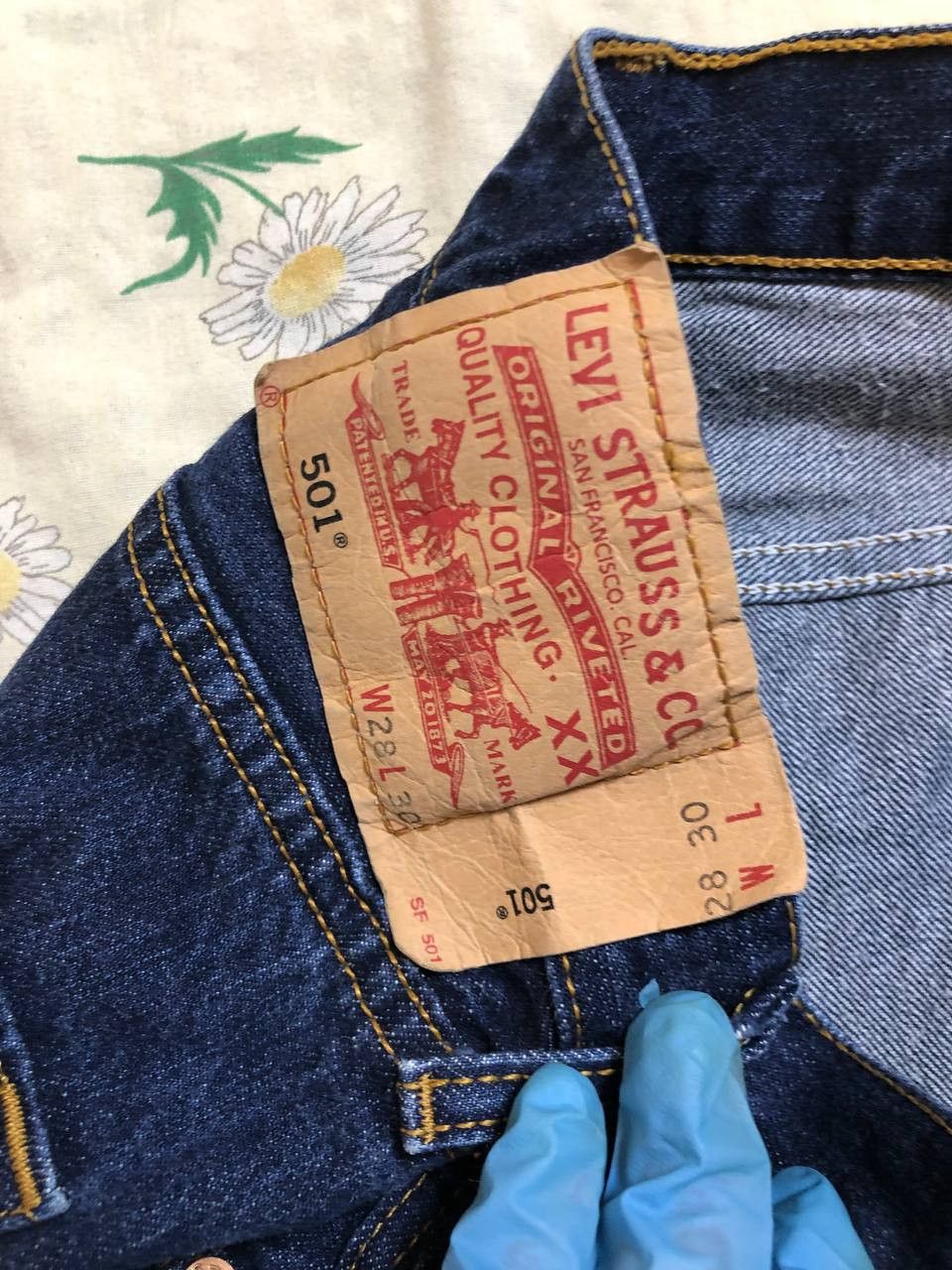 Levi's Levis denim jeans bermuda shorts 501 Size US 28 / EU 44 - 9 Thumbnail