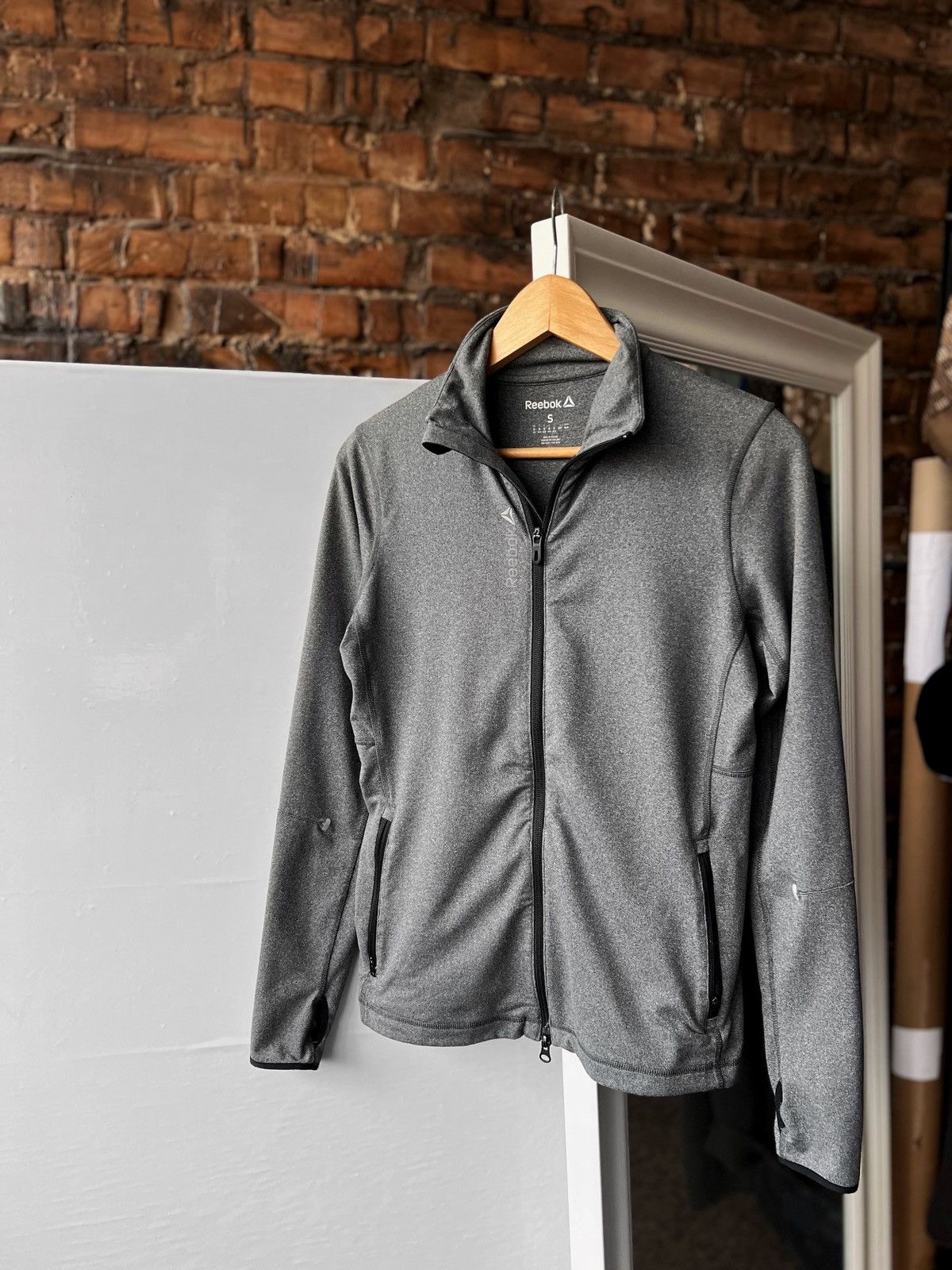 Reebok Reebok Women’s Gray Full Zip Sport Track Jacket Size S / US 4 / IT 40 - 1 Thumbnail