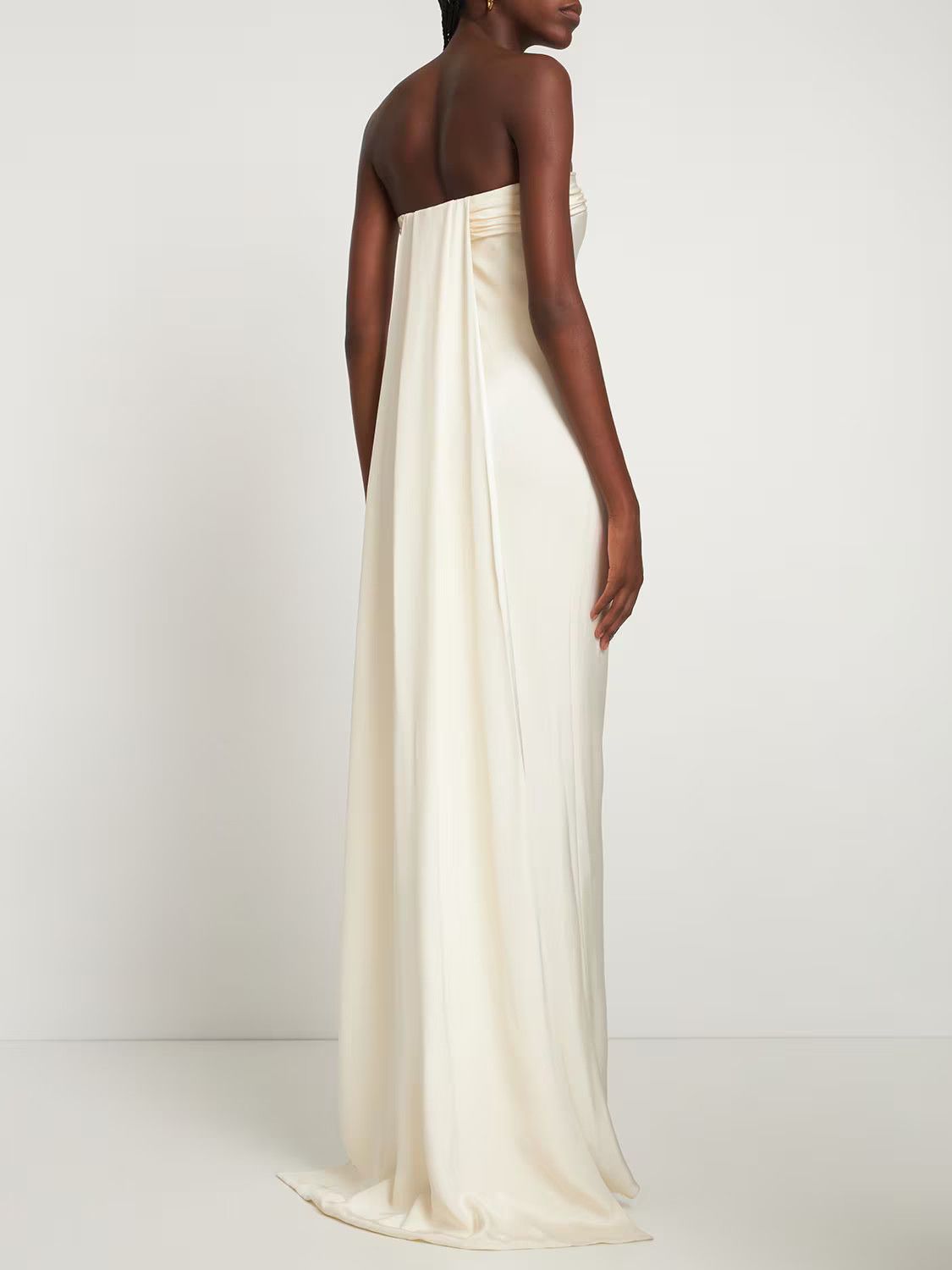 Tom Ford o1w1db10225 AB3194 Maxi Dress in White Size XS / US 0-2 / IT 36-38 - 3 Thumbnail