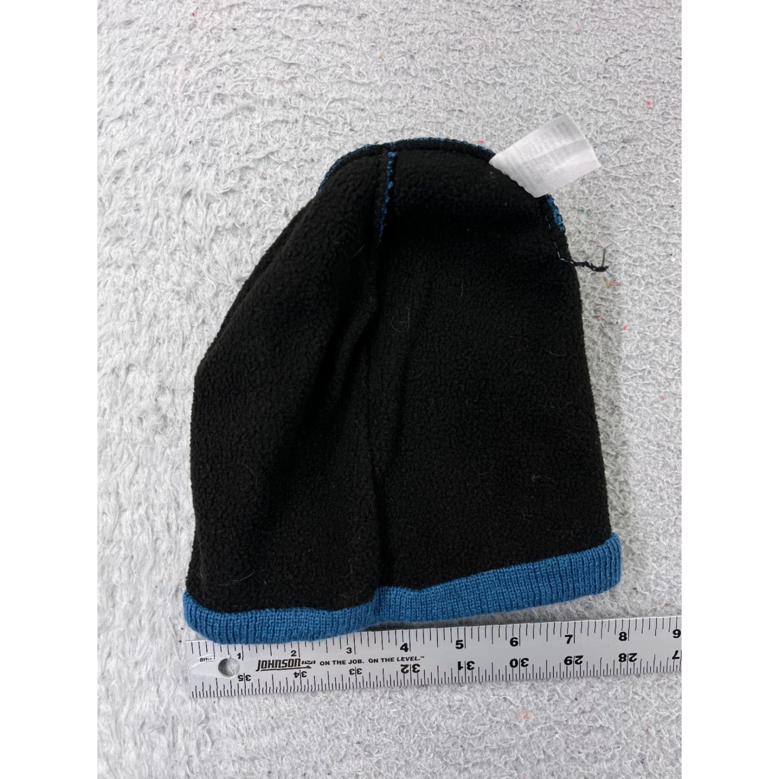 Vintage Beanie Toque Adult One Size Blue Knit Acrylic Polyester Fleece Lined Snow Ski Size US M / EU 48-50 / 2 - 4 Thumbnail