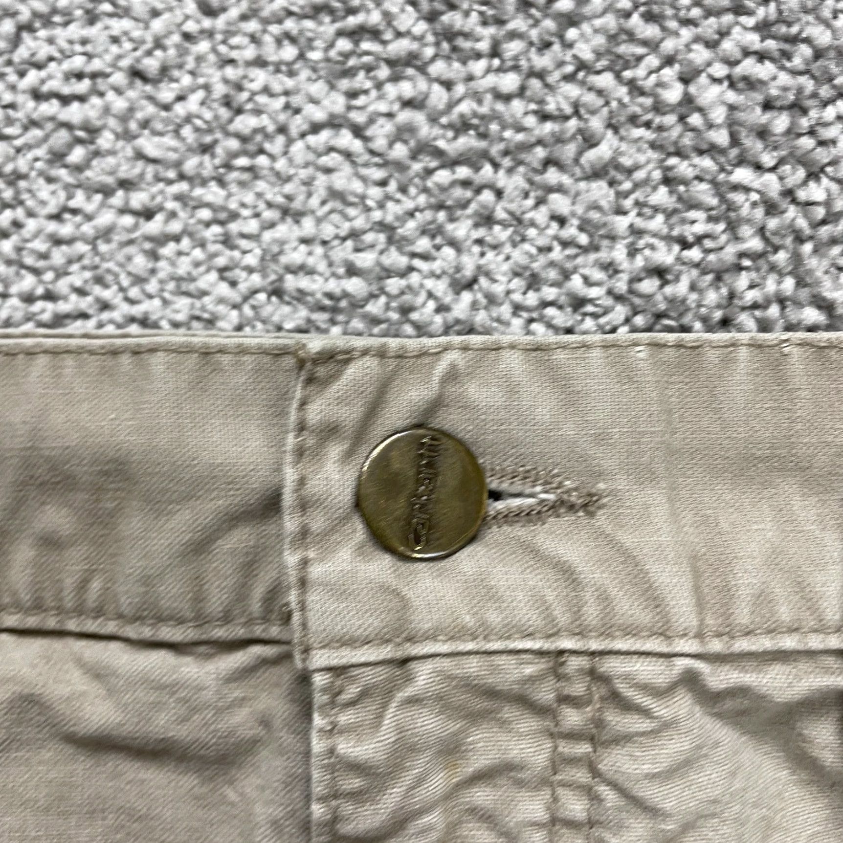 Carhartt Carhartt B144 Chino Shorts Men Brown Khaki Cotton Flat Front Outdoor Casual 42x8 Size US 42 / EU 58 - 3 Thumbnail