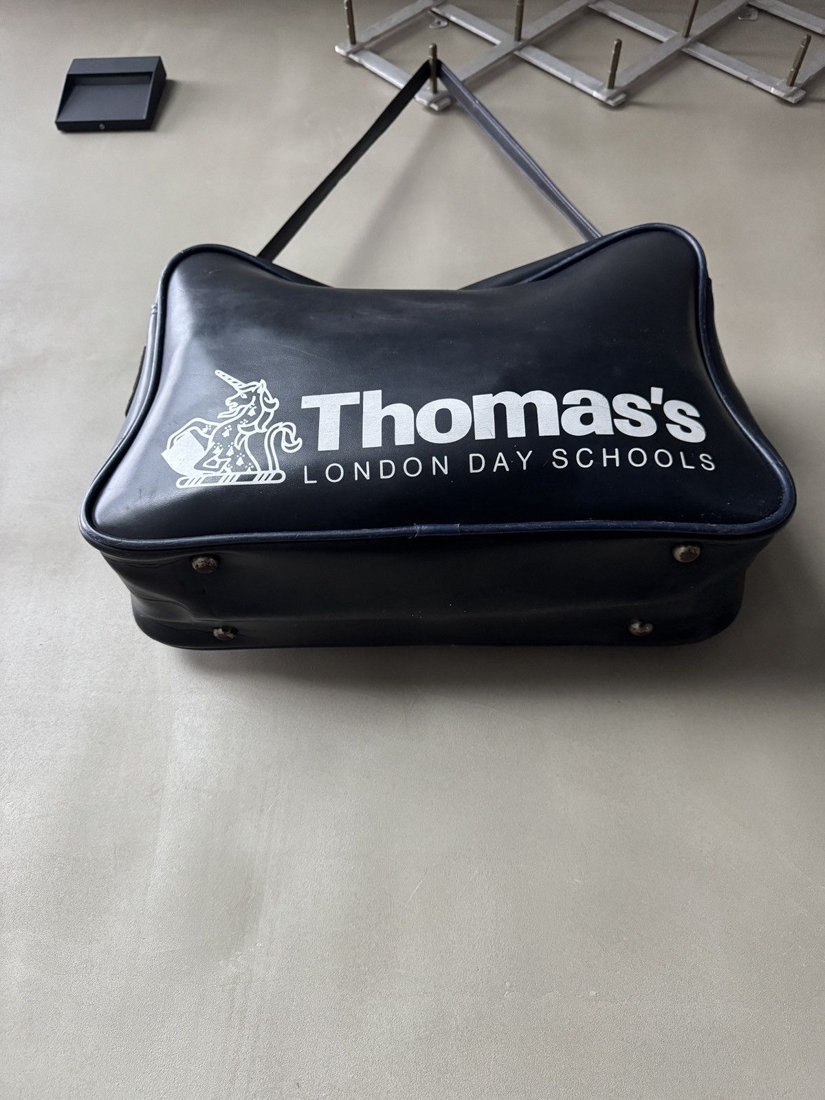 Vintage 70s Thomas’s London Day School Book Bag Shoulder Bag Size ONE SIZE - 6 Thumbnail