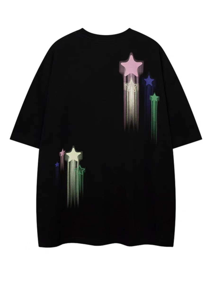 Japanese Brand × Vintage Streetwear Cartoon Graphic Shooting Star T-shirt Size US L / EU 52-54 / 3 - 2 Thumbnail