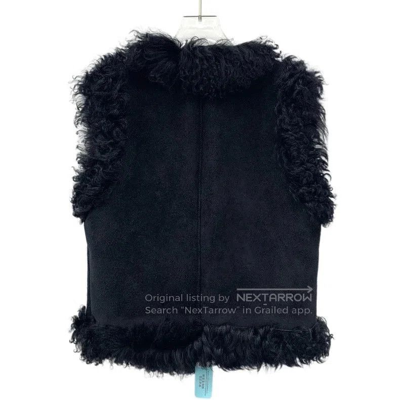 Saint Laurent Paris Saint Laurent Black Shearling Vest Jacket. Size US S / EU 44-46 / 1 - 2 Thumbnail