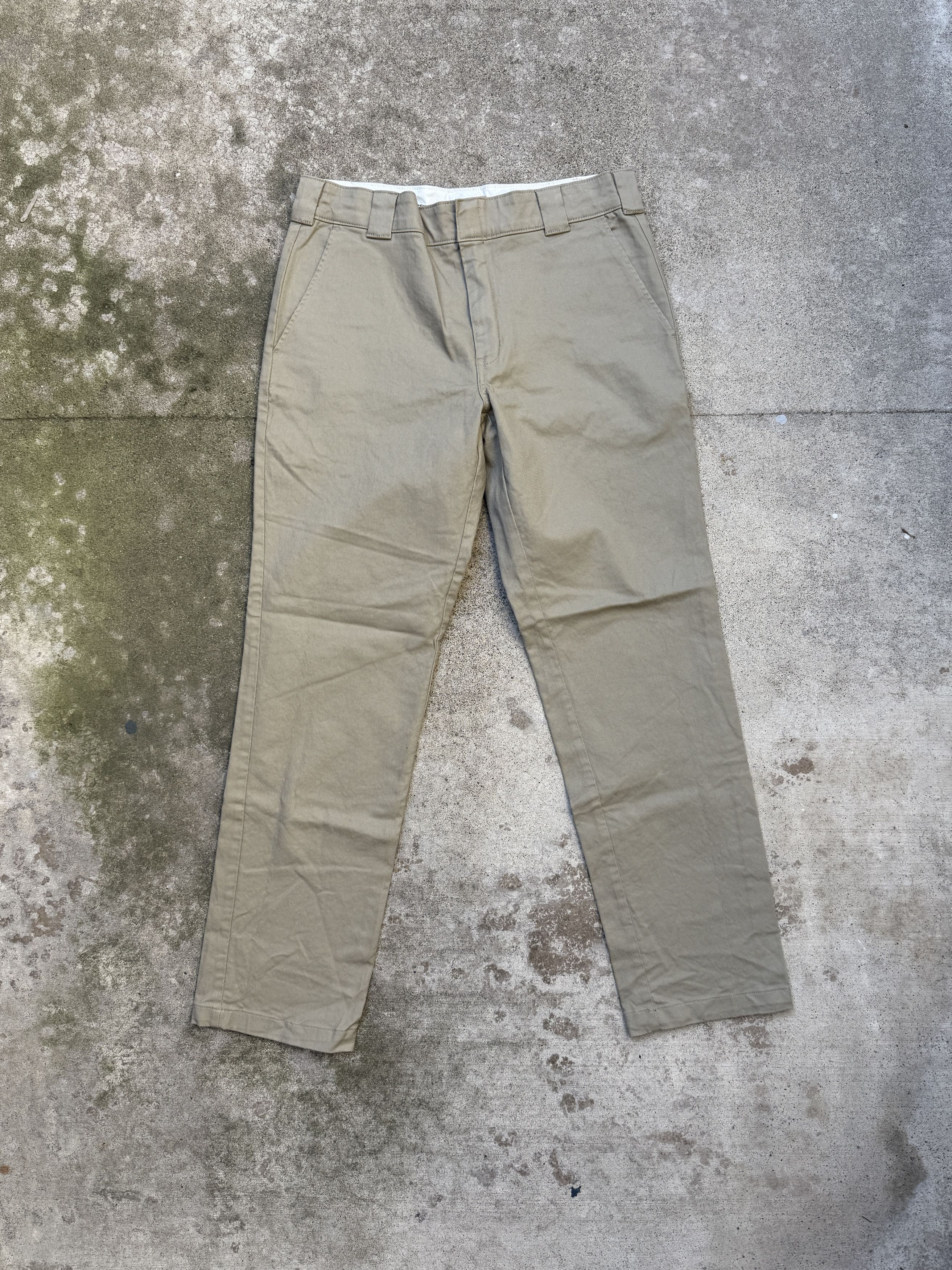 Dickies dickies tan khaki slim fit workwear pants beige 34 Size US 34 / EU 50 - 1 Thumbnail