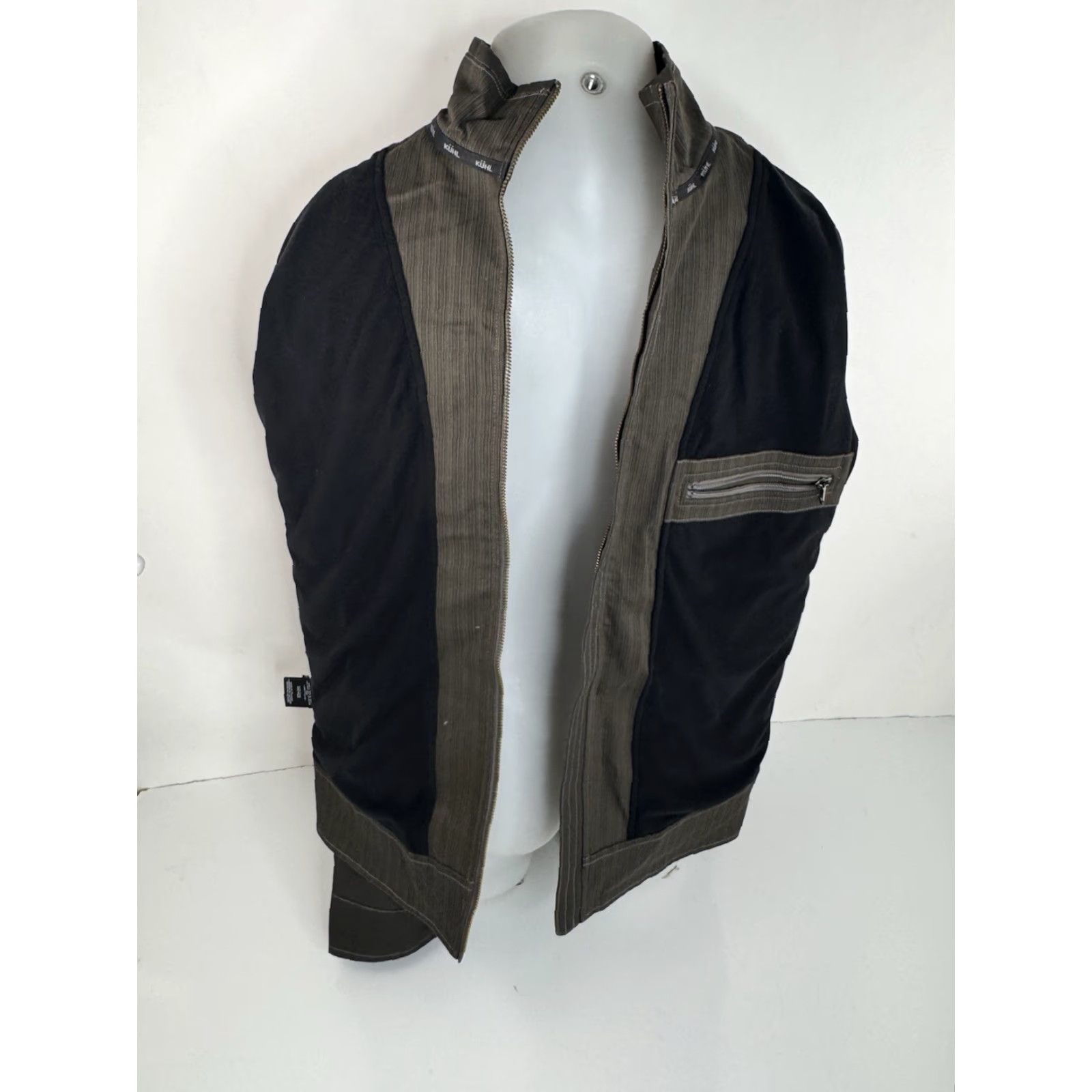 Vintage KUHL BURR Jacket Mens L Gun Metal Patina Dye NEW w TAG LL Size US L / EU 52-54 / 3 - 5 Thumbnail