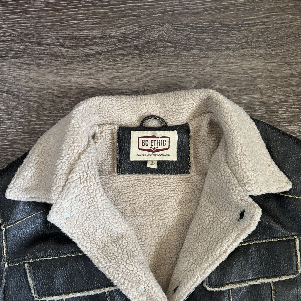 Bc Ethic Bc Ethic 90s Sherpa leather jacket Size US XL / EU 56 / 4 - 3 Thumbnail