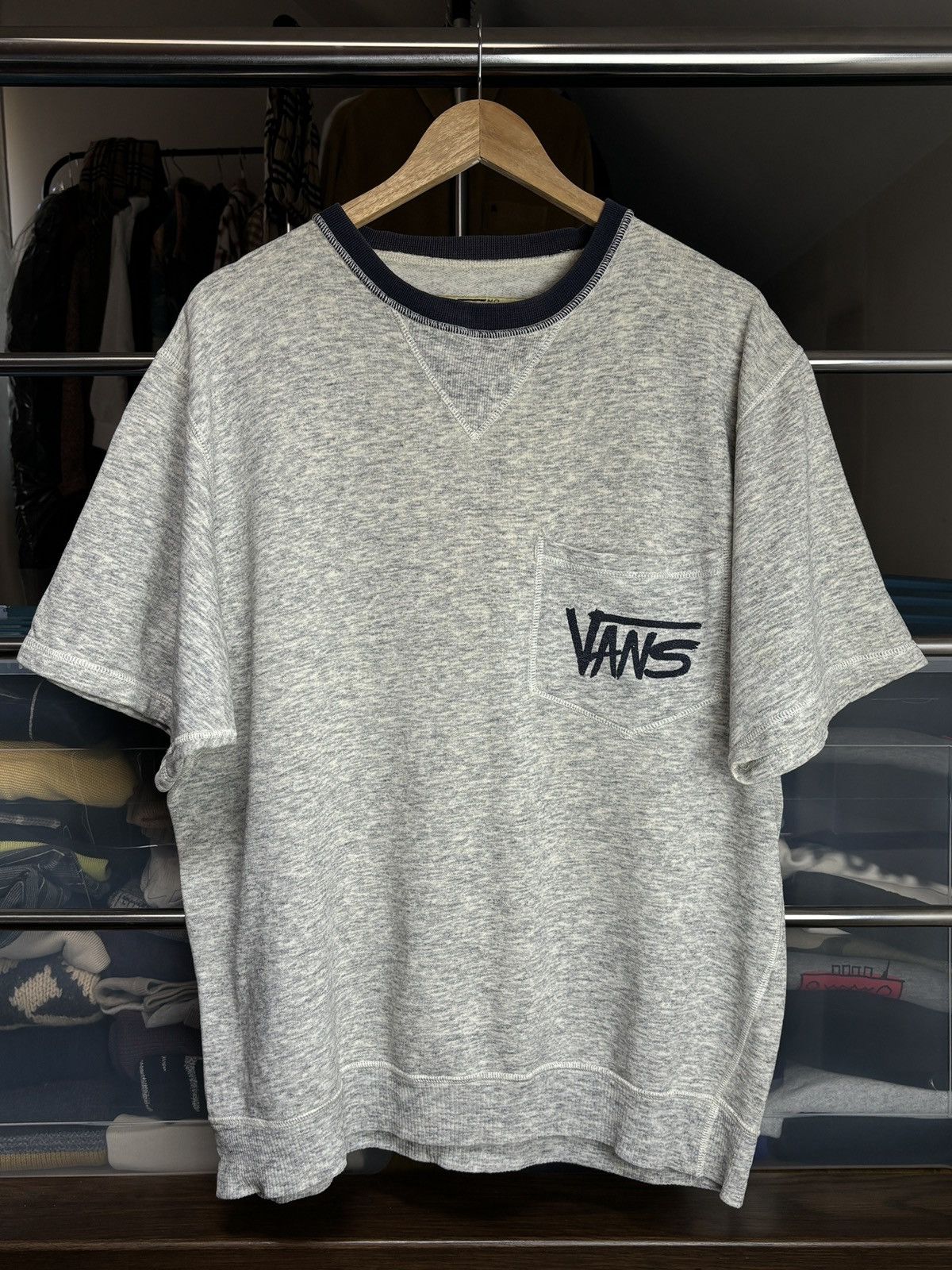 Vans 80s Vans Boxy T-Shirt Vintage Skate Size US L / EU 52-54 / 3 - 1 Thumbnail
