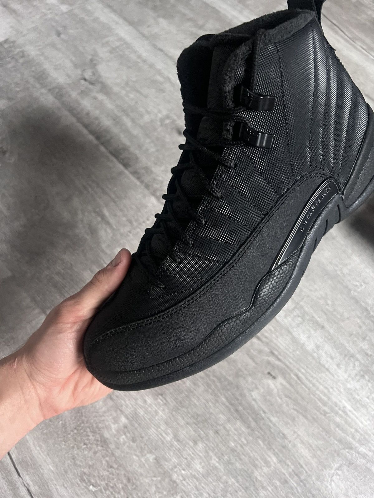 Nike Nike Air Jordan 12 Retro Winterized Black Size US 8 / EU 41 - 7 Thumbnail