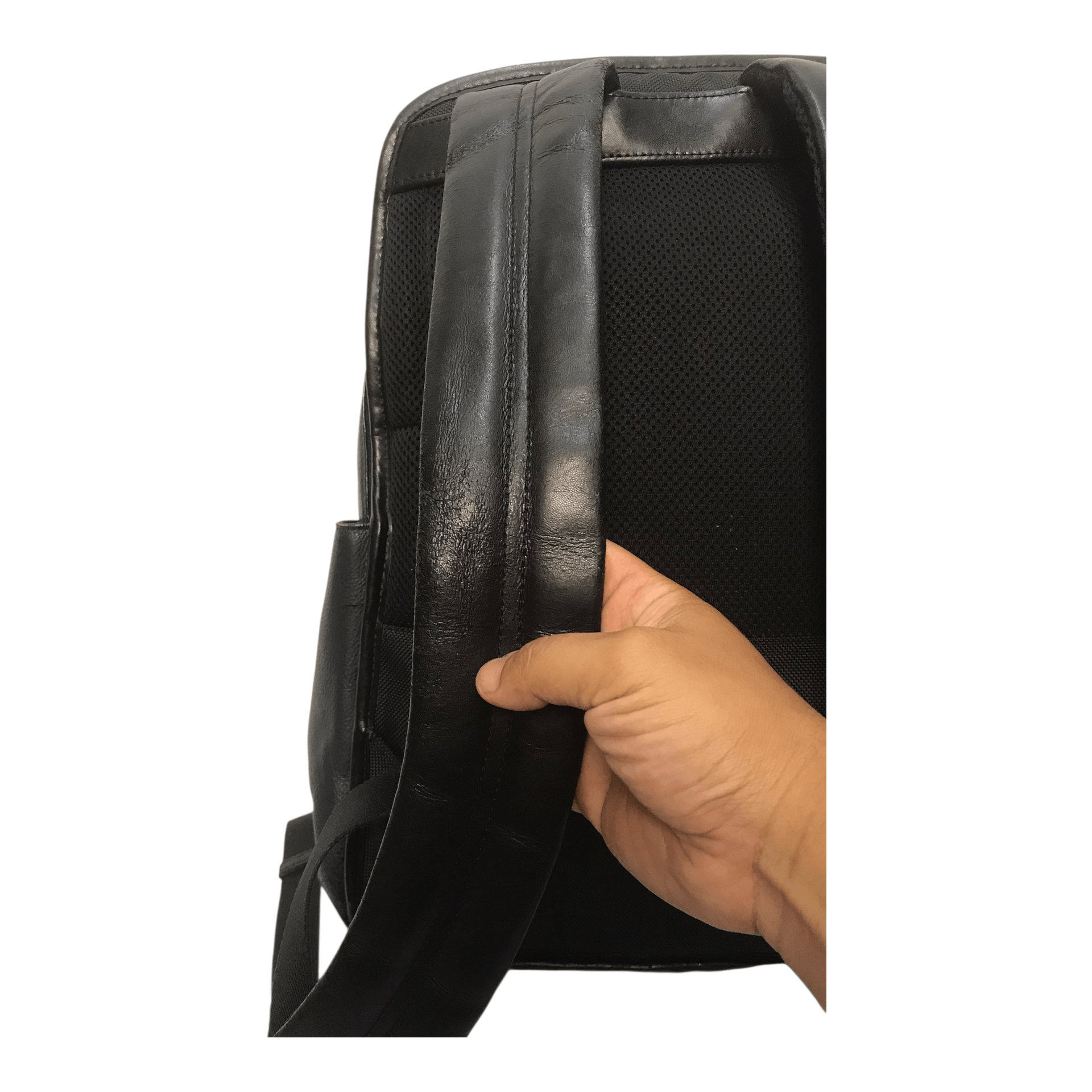 Tumi Tumi Leather Dark Blue Bagpack Size ONE SIZE - 11 Thumbnail
