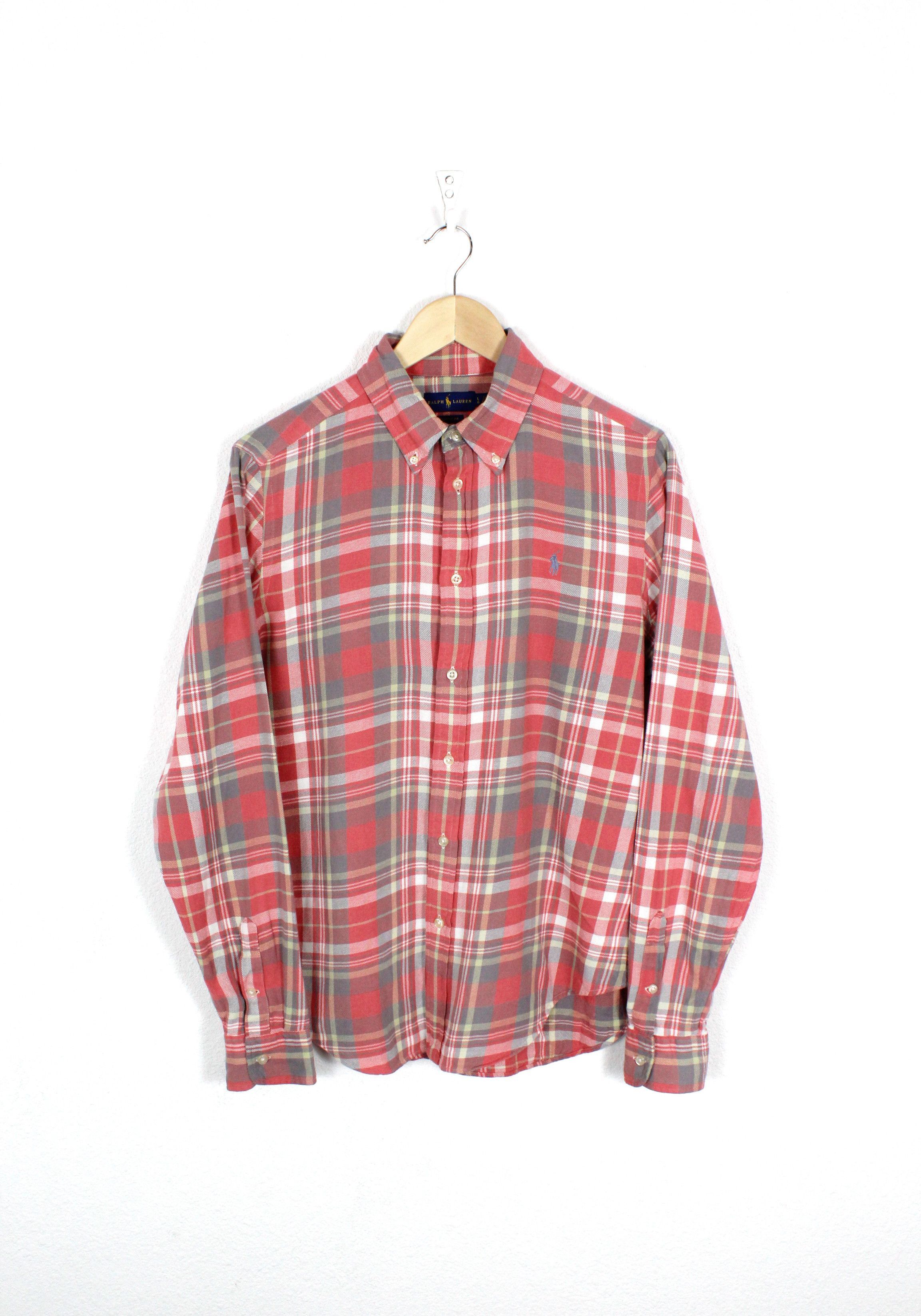 Polo Ralph Lauren Polo Ralph Lauren Pony Logo Flannel Oxford Shirt Size US M / EU 48-50 / 2 - 1 Thumbnail