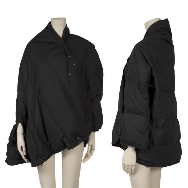 Yohji Yamamoto Unorthodox Shape Black Down Jacket-dmc Size US M / EU 48-50 / 2 - 1 Thumbnail