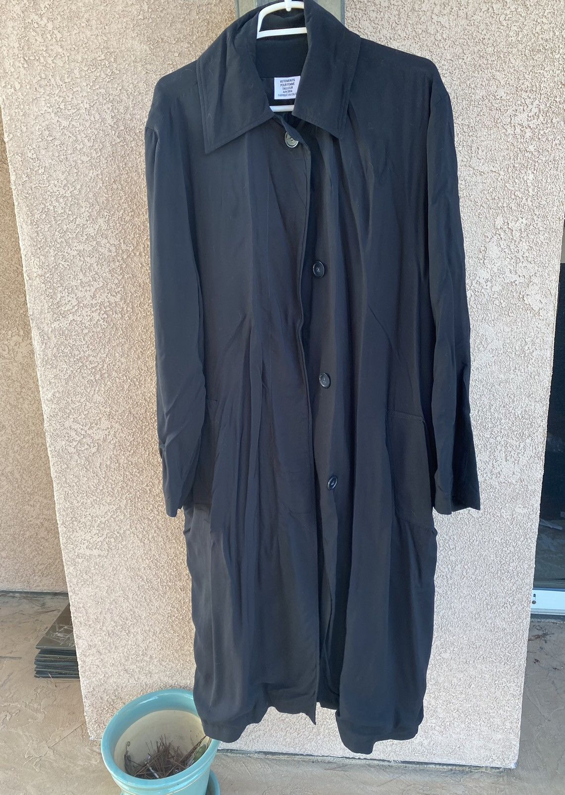 image of Vetements Gift Sample Fw14 Coat in Black, Men's (Size Small)