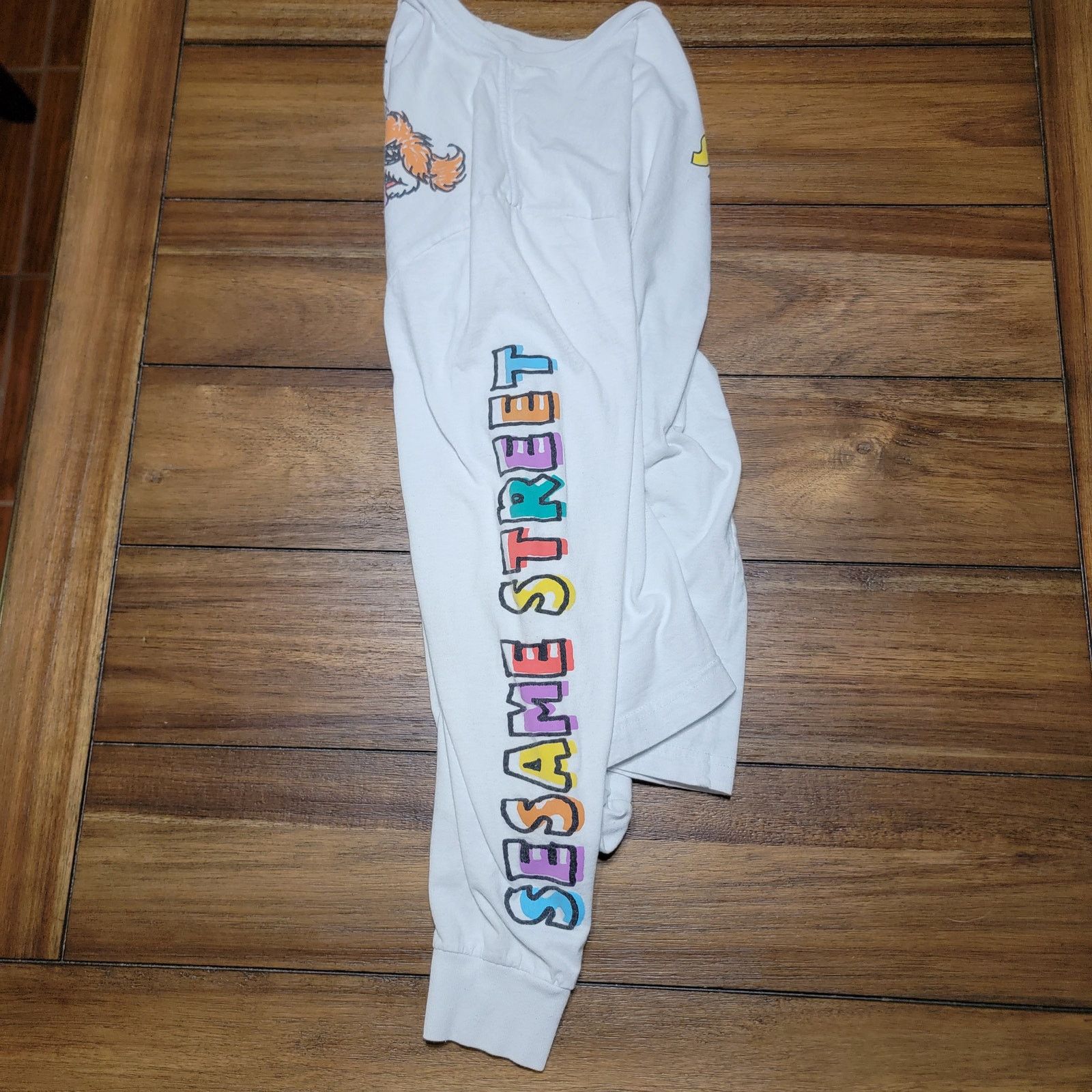 Other Sesame Street LS Unisex Tee Drawn & Color Characters - Med Size M / US 6-8 / IT 42-44 - 3 Thumbnail