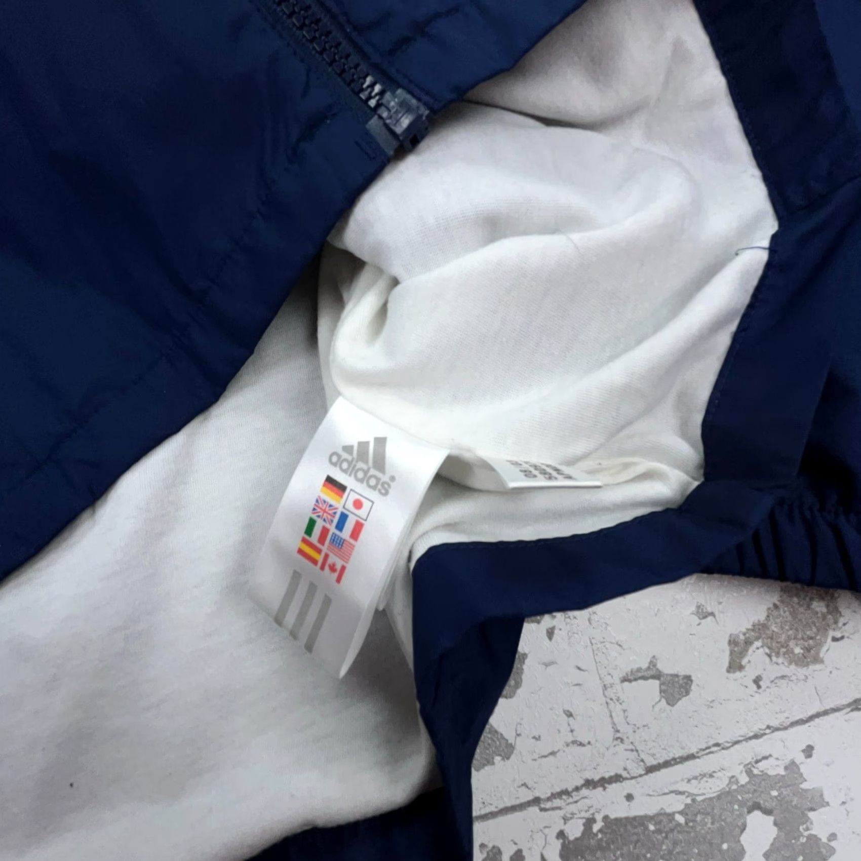 Adidas Adidas Jacket Women Large Blue Purple Windbreaker Track Suit Warm Up Lined VTG Size L / US 10 / IT 46 - 4 Thumbnail