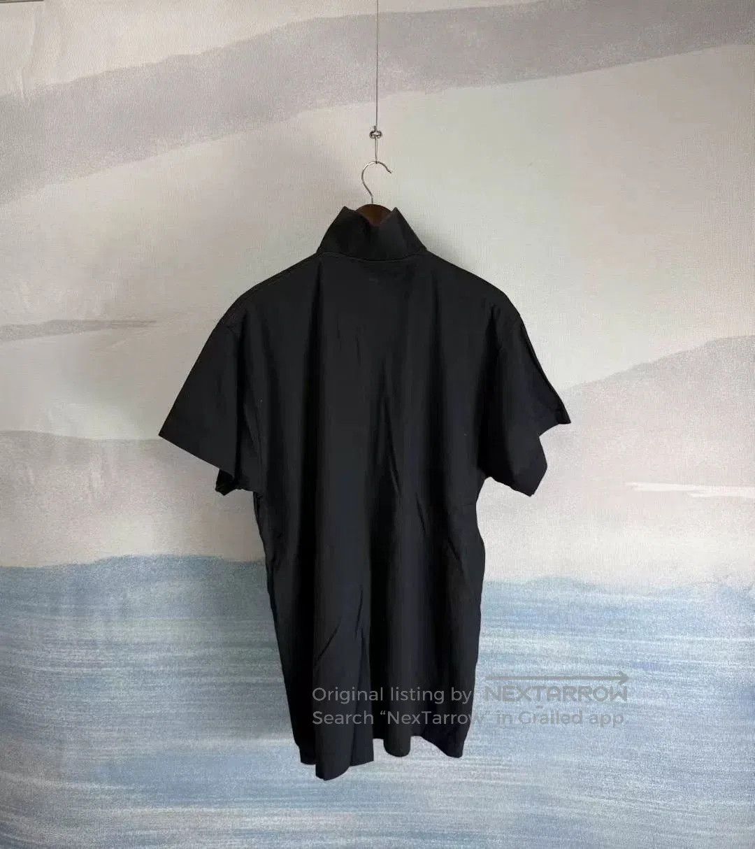 Balenciaga Balenciaga Black Lock Buckle Embroidered Polo. Size US S / EU 44-46 / 1 - 3 Thumbnail