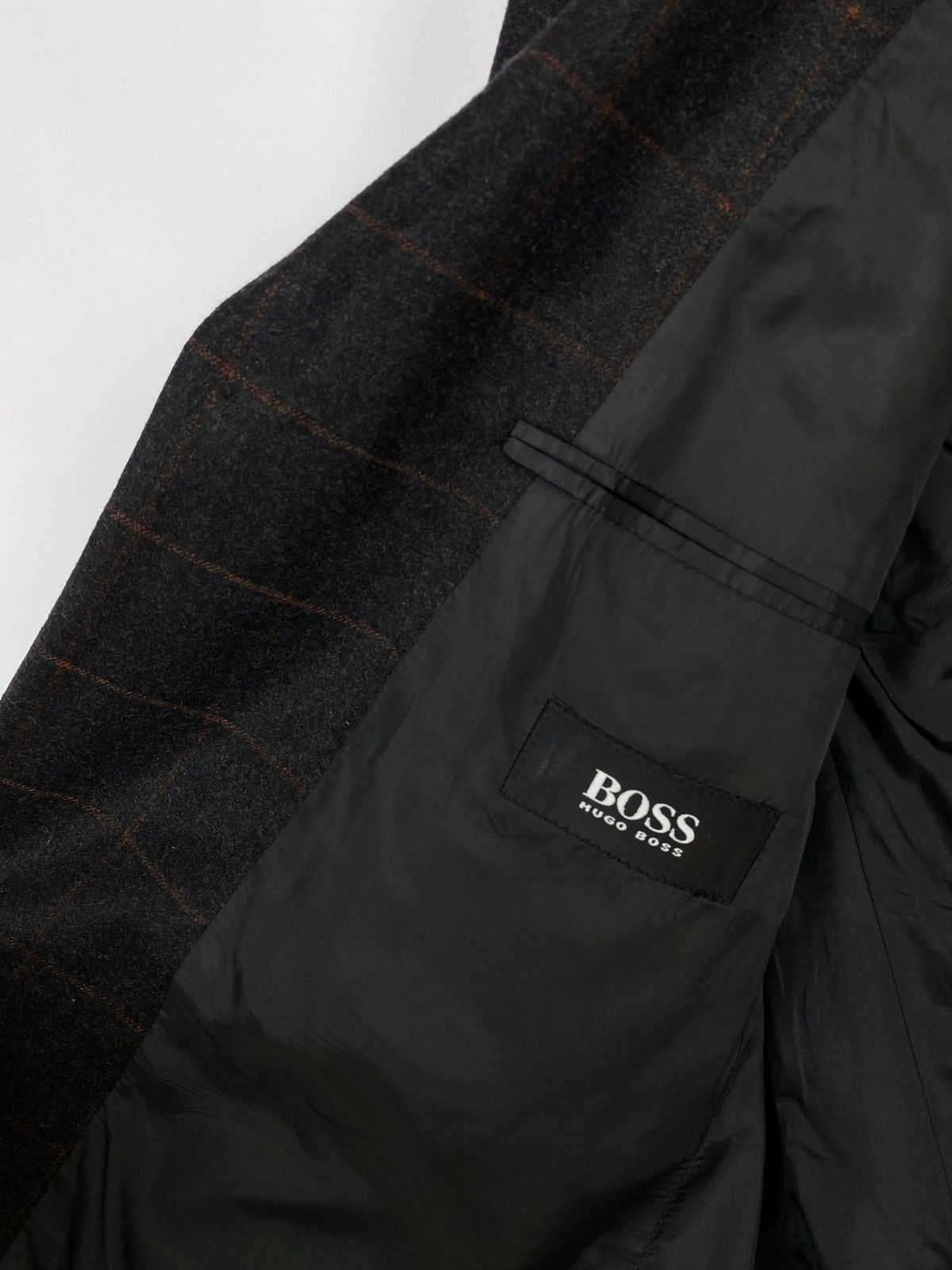Hugo Boss Hugo Boss Loro Piana Pure New Wool Checkred Blazer Jacket Size US L / EU 52-54 / 3 - 11 Thumbnail