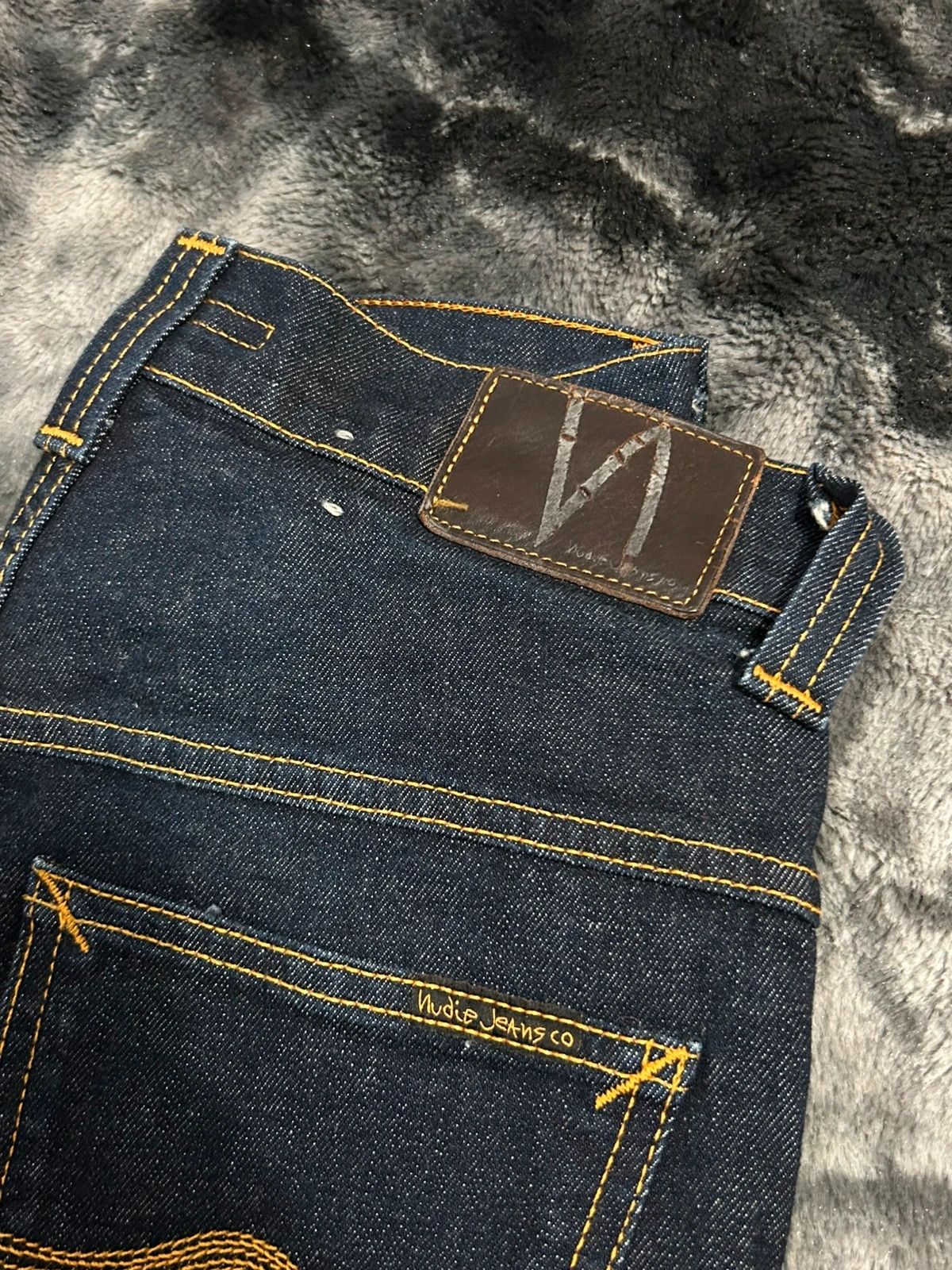 Nudie Jeans Nudie Jeans Tape Ted W28 L32 Skinny Jeans Raw Denim Size US 28 / EU 44 - 4 Thumbnail