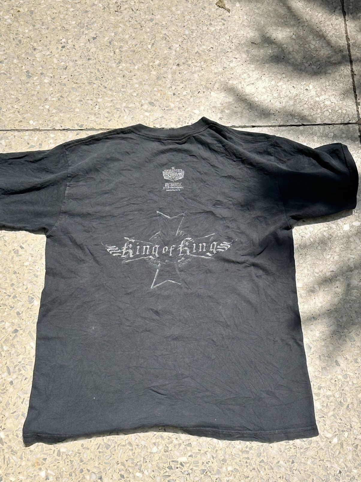 WWE Black Wwe wrestlemania HHH King of kings crew neck tee Size US L / EU 52-54 / 3 - 3 Thumbnail