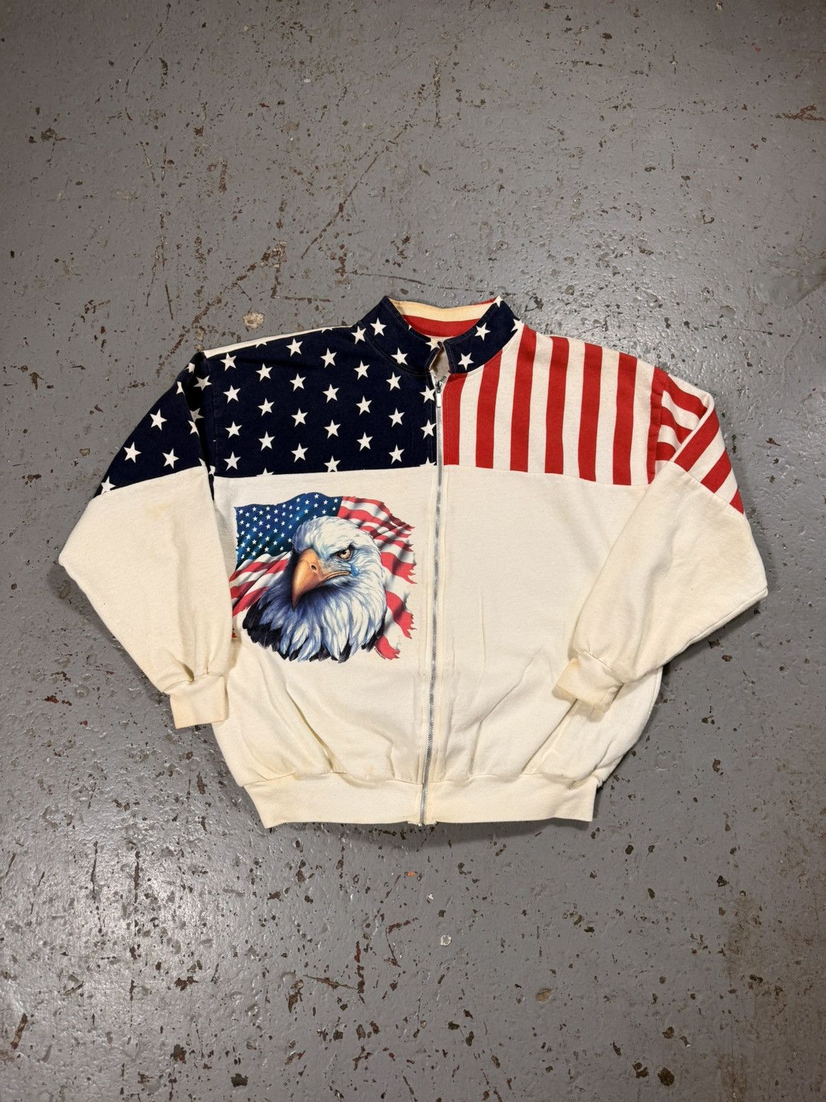 Other Insane Usa America Wagle Zipup Sweater Size US XL / EU 56 / 4 - 1 Thumbnail