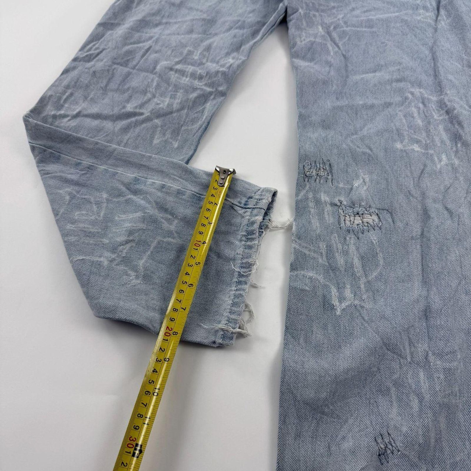 Diesel × Japanese Brand × Vintage Vintage stonewash archive baggy wide leg y2k skater jeans Size US 31 - 4 Thumbnail