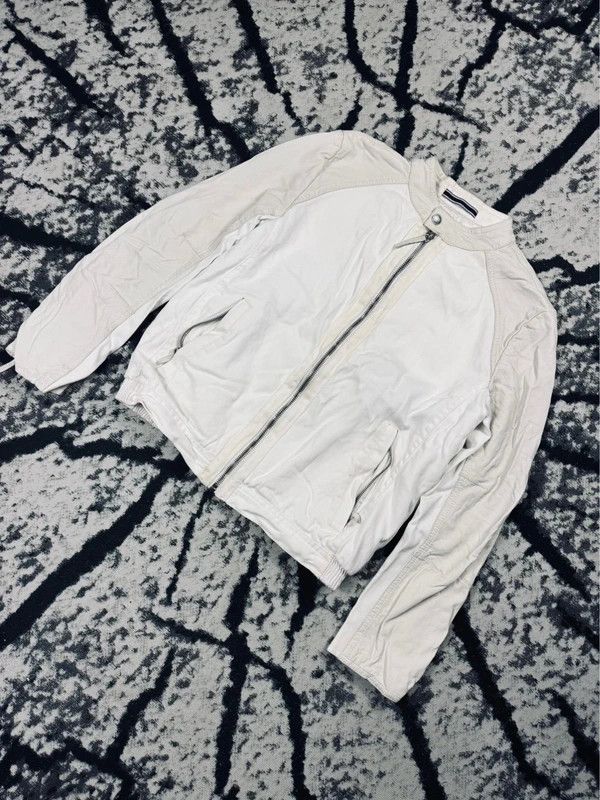 Tommy Hilfiger Tommy Hilfiger baseball jacket white cream M Size US M / EU 48-50 / 2 - 2 Thumbnail
