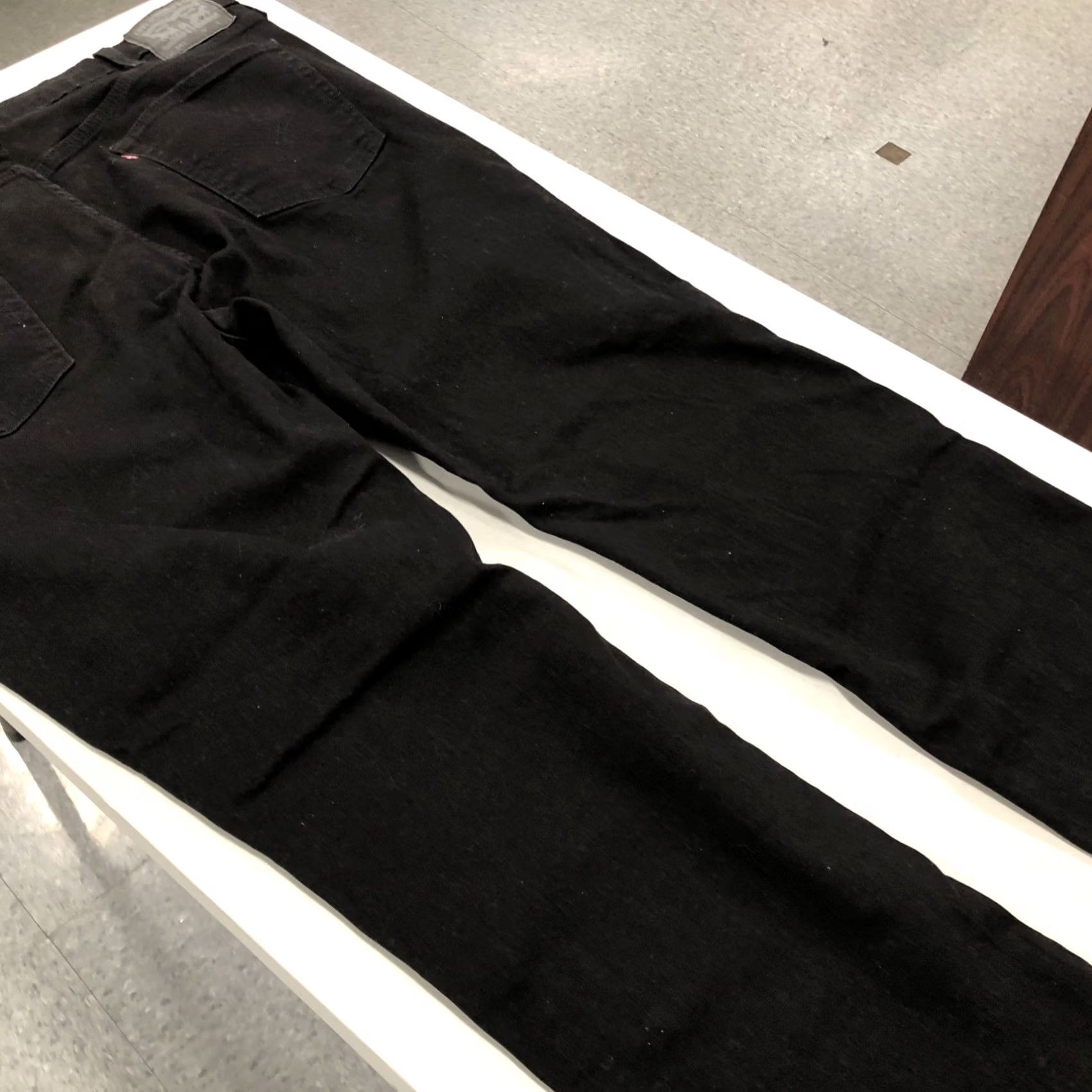 Levi's Levi's 541 Jeans Mens 44x30 Black Straight Athletic Fit Dark Wash Denim Stretch Size US 44 / EU 60 - 3 Thumbnail