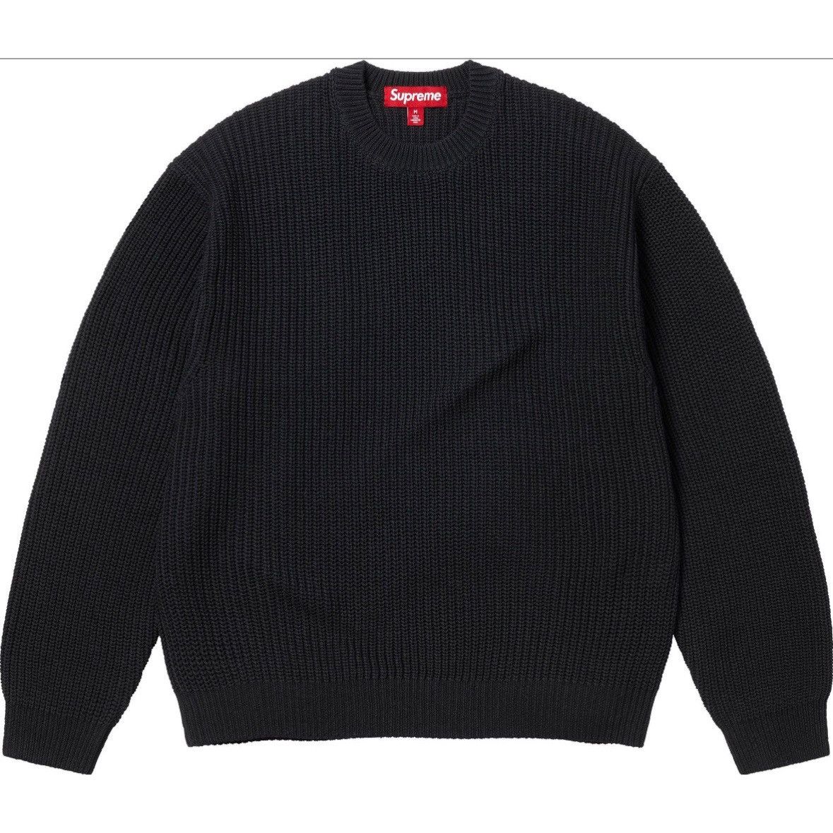 Supreme Supreme Printed Old English Sweater Black SS25 Size US M / EU 48-50 / 2 - 16 Thumbnail