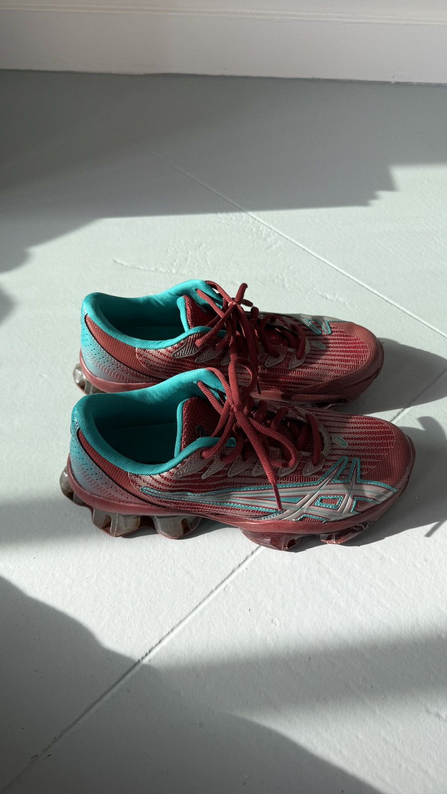 Asics × Kiko Kostadinov Gel-Quantum Levitrack Red Brick / Blue Grass Size US 7 / EU 40 - 2 Thumbnail