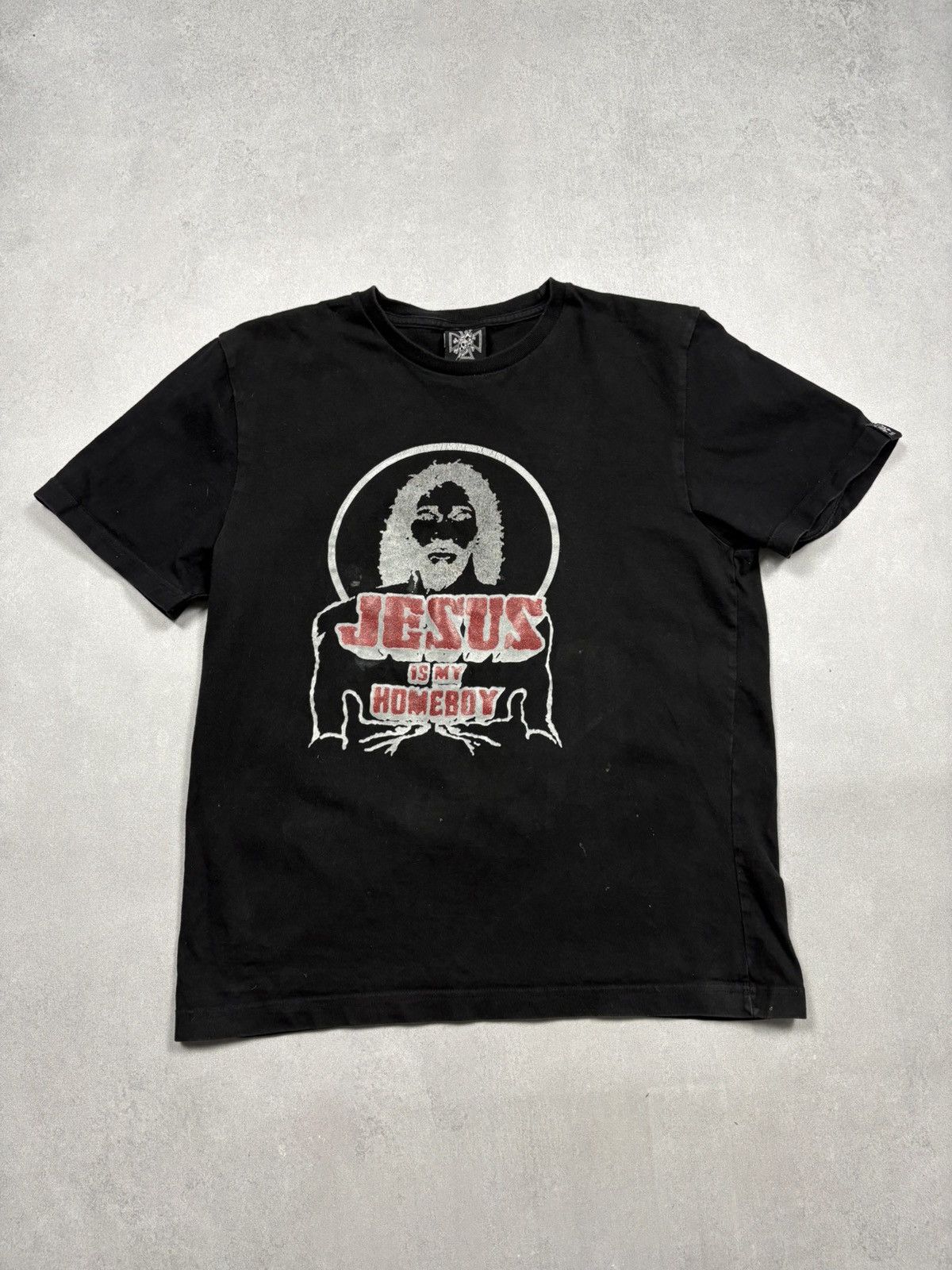 Vintage Vintage “Jesus Is My Homeboy” Tee Jesus Christ Y2K 2000s Size US M / EU 48-50 / 2 - 1 Thumbnail