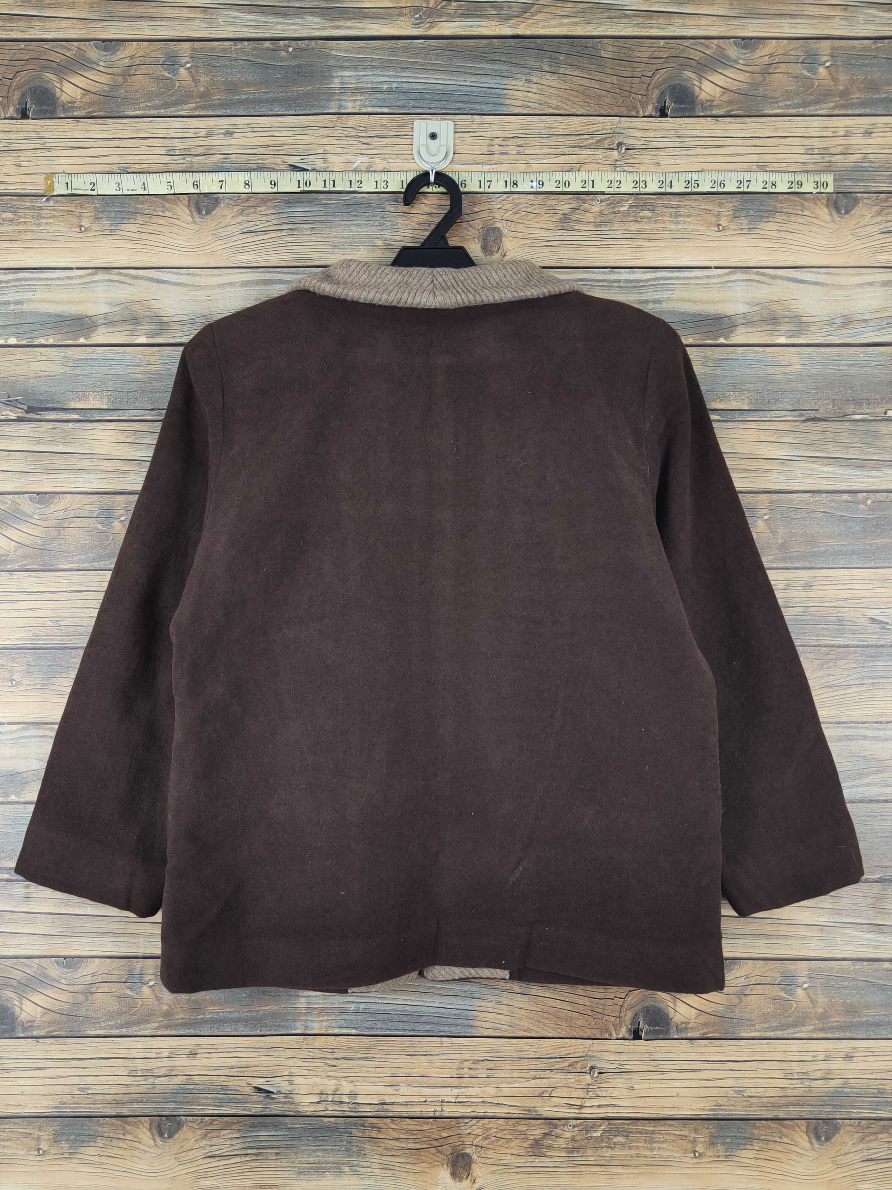 Homespun Knitwear × Japanese Brand × Vintage J Dark Brown Knitwear Sweaters #W1294 Size M / US 6-8 / IT 42-44 - 7 Thumbnail