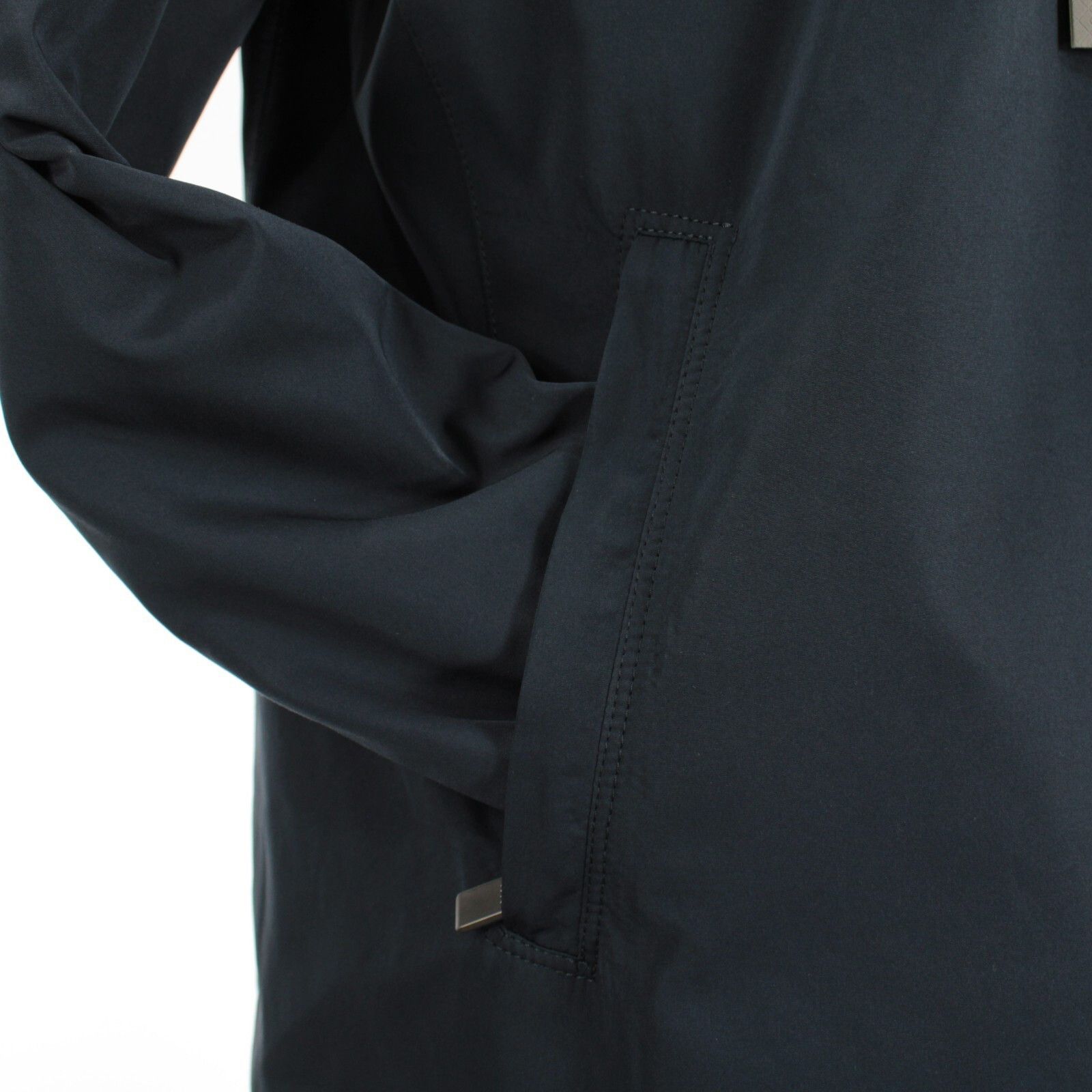 Canali Canali Coat Size L US In Blue Polyester Size US L / EU 52-54 / 3 - 3 Thumbnail