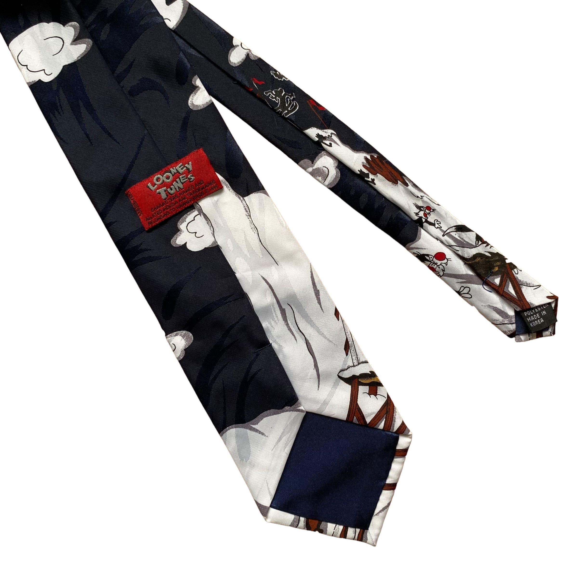 Vintage × Warner Bros 1995s' Vintage Looney Tunes tie Size ONE SIZE - 2 Thumbnail