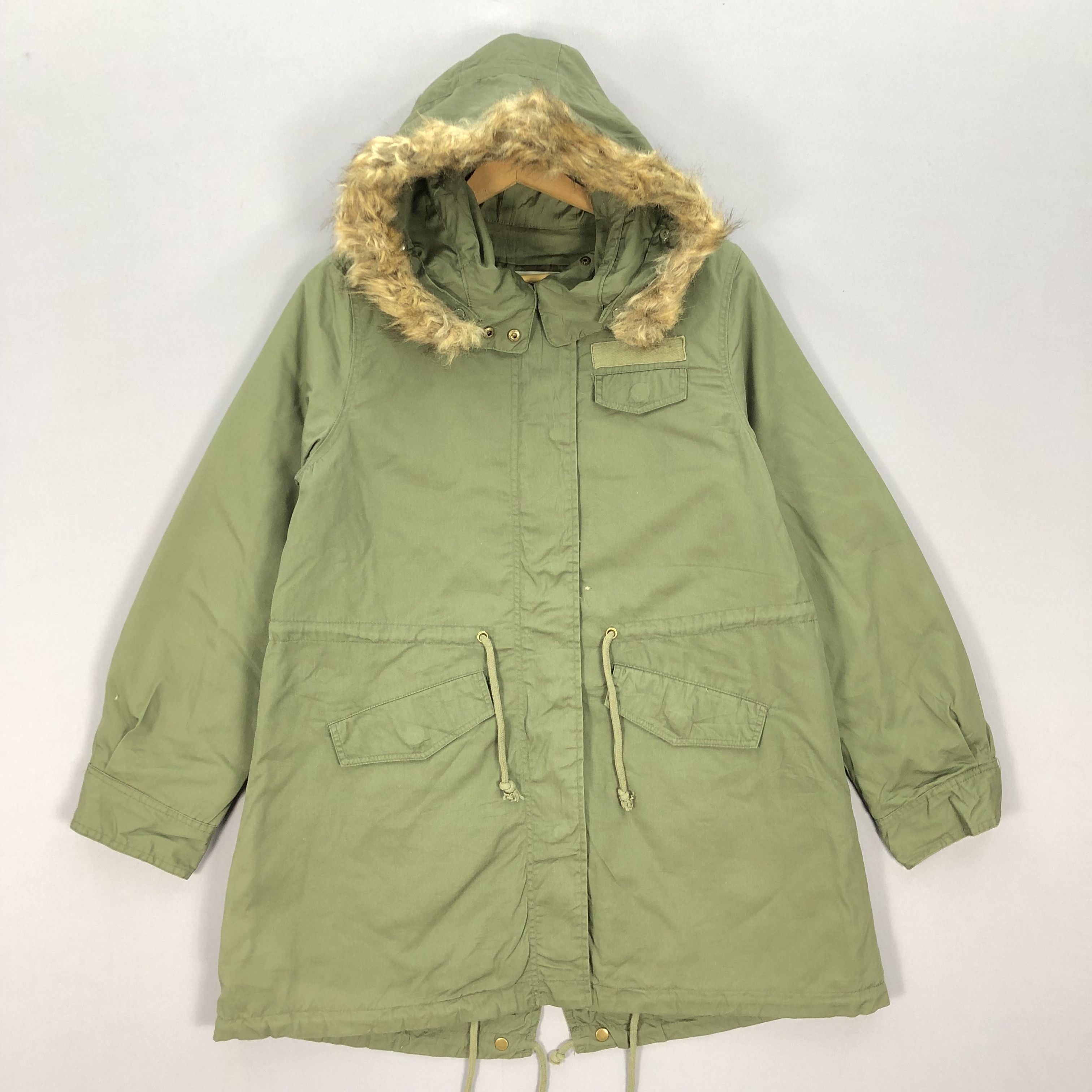 If Six Was Nine Vintage Hyphen World Japanese Fur Mod Parka Jacket Size US S / EU 44-46 / 1 - 1 Thumbnail