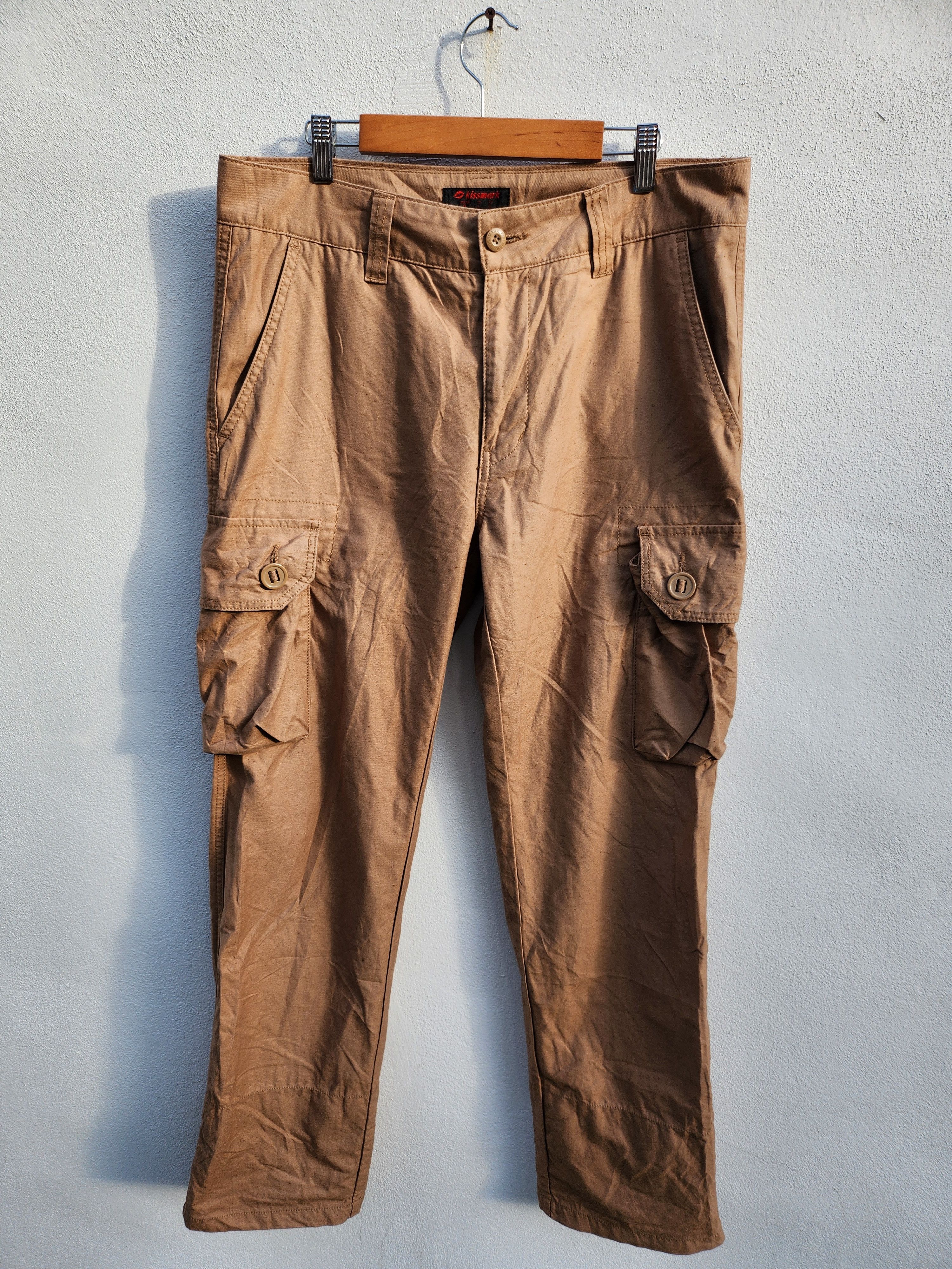 Japanese Brand 💥Japanese Kissmark Tactical 97 Combat Style Pants Workwear Size US 34 / EU 50 - 4 Thumbnail